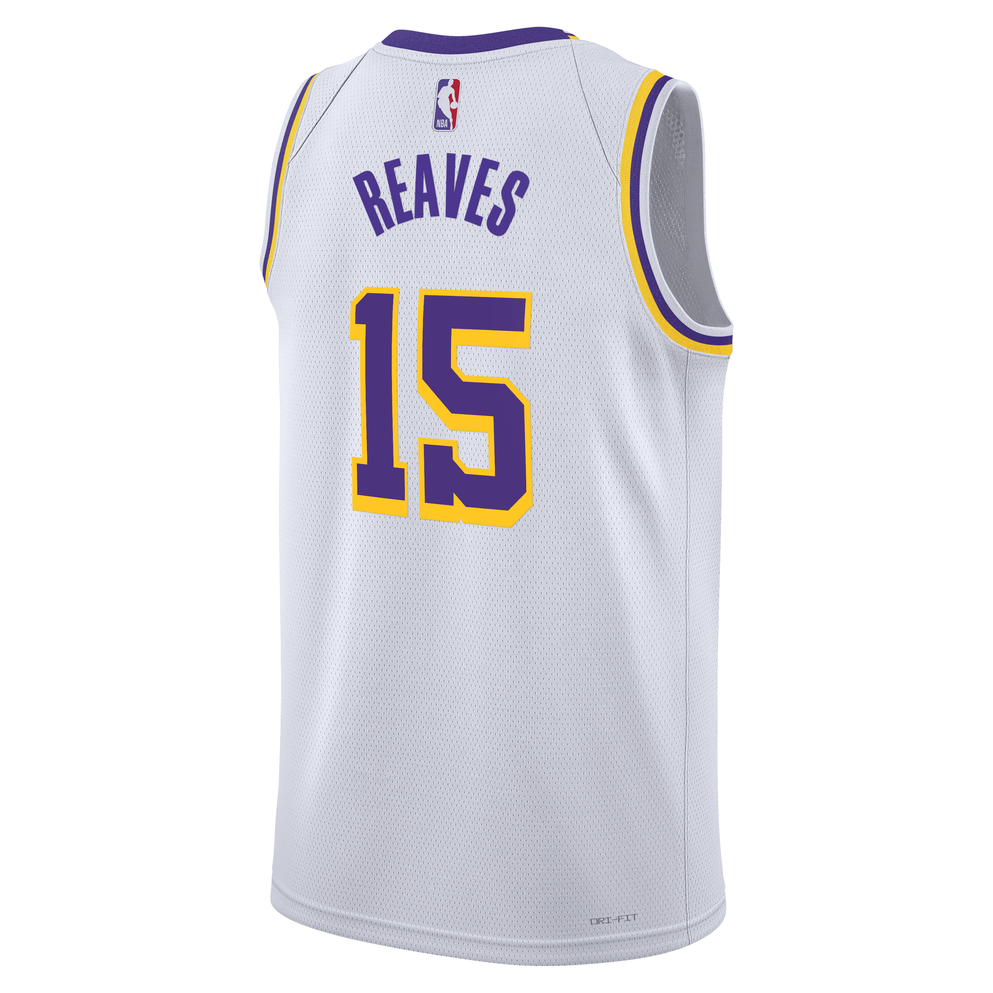 Los Angeles Lakers Nike Association Edition Swingman Jersey - White - Austin Reaves - Unisex NBA Team Jersey Basketball Fan Apparel