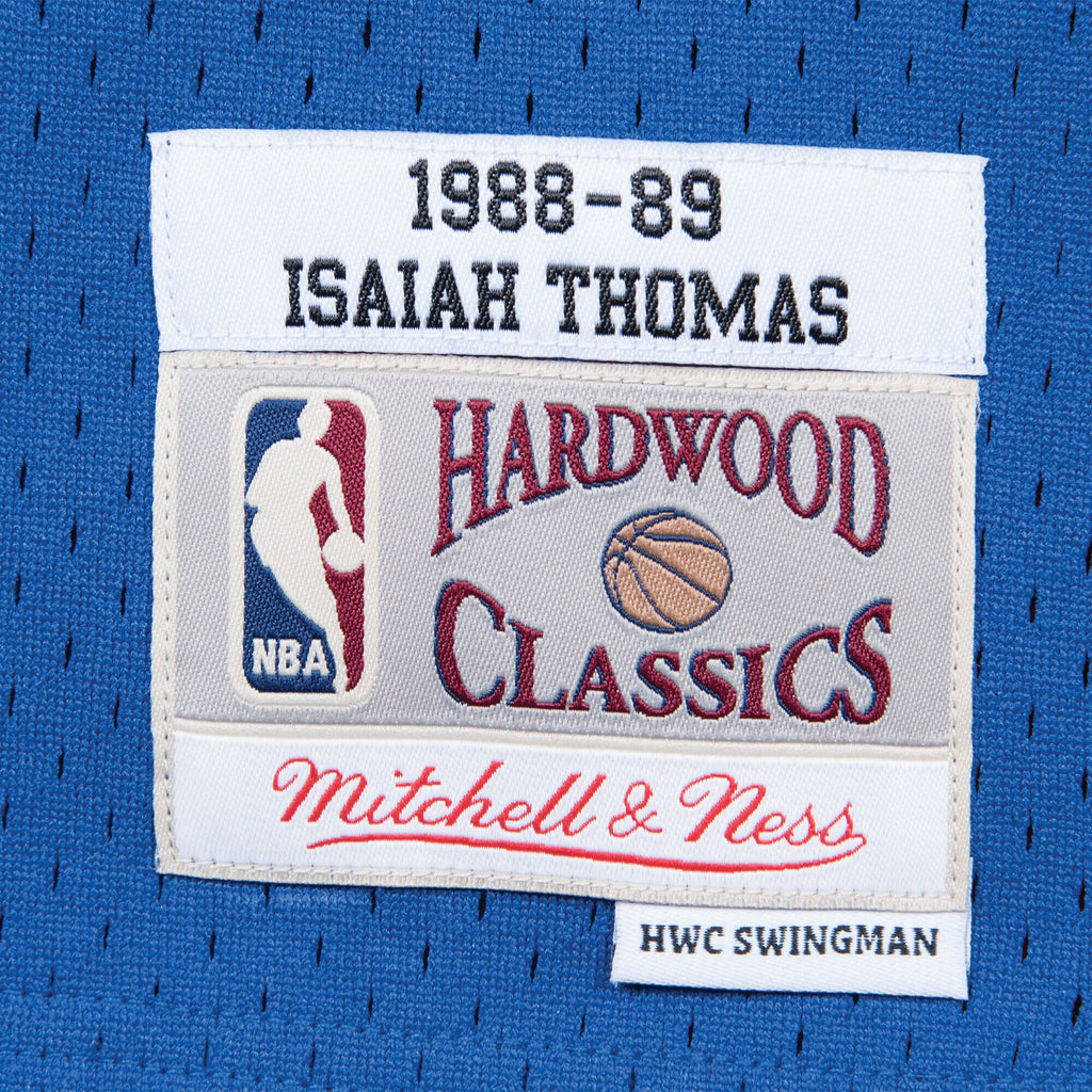 Detroit Pistons Mitchell & Ness Swingman Jersey Road Isiah Thomas 1988-89 NBA Team Jersey Basketball Fan Apparel