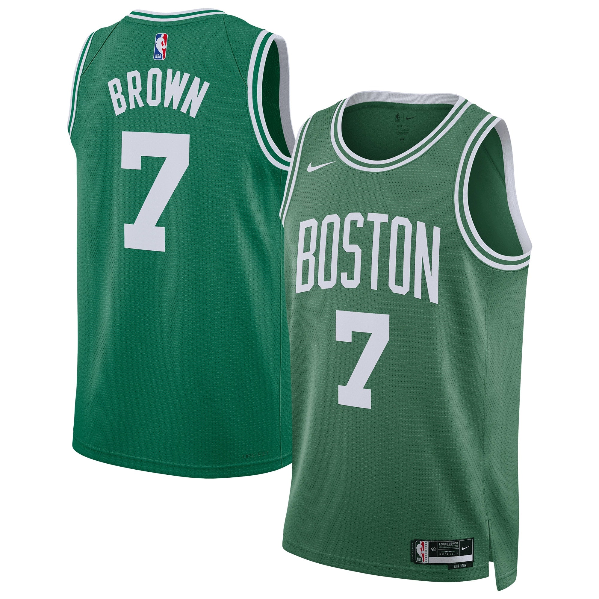 Boston Celtics Nike Replica Icon Swingman Jersey - Jaylen Brown - Unisex NBA Team Jersey Basketball Fan Apparel