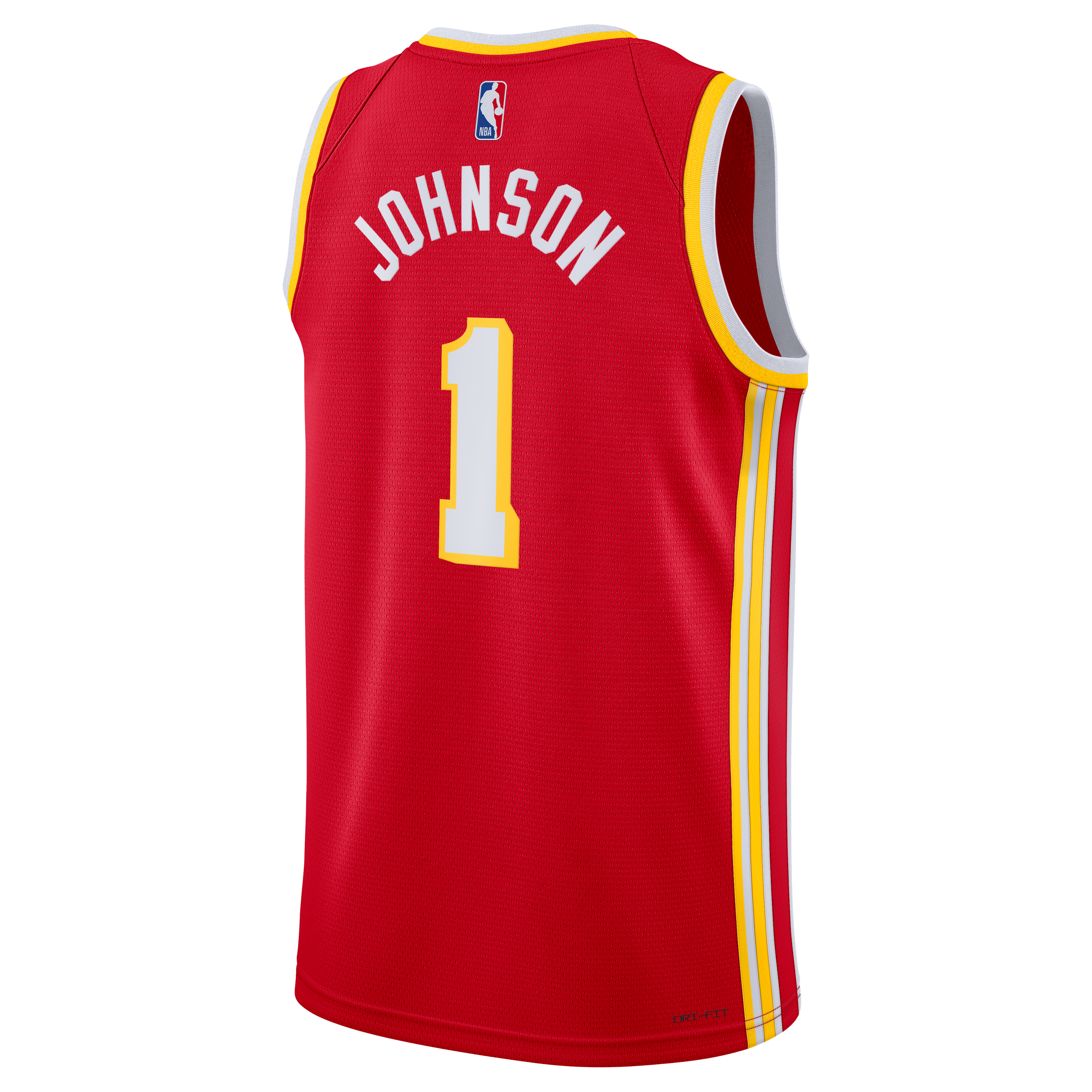 Atlanta Hawks Nike Icon Edition Swingman Jersey - Red - Jalen Johnson - Unisex NBA Team Jersey Basketball Fan Apparel