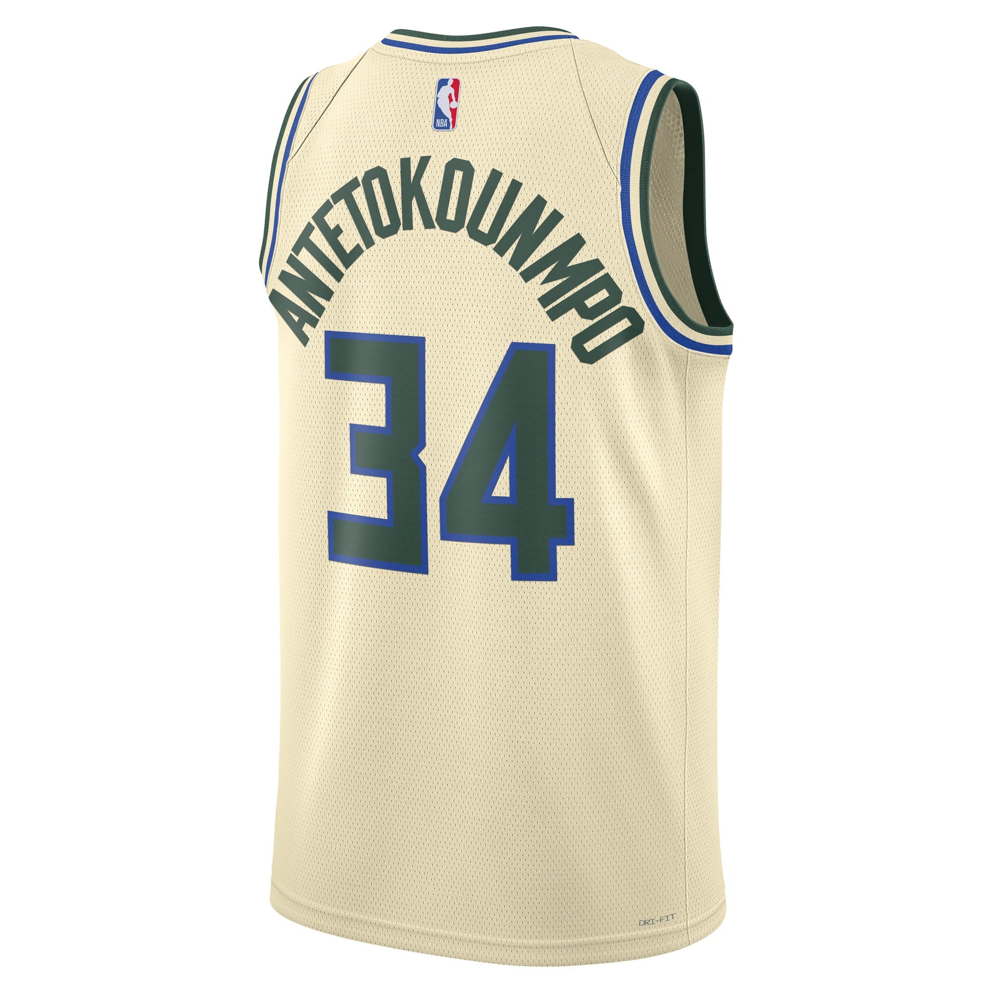 Milwaukee Bucks Nike 2025/26 City Edition Swingman Jersey - Cream - Giannis Antetokounmpo - Unisex NBA Team Jersey Basketball Fan Apparel