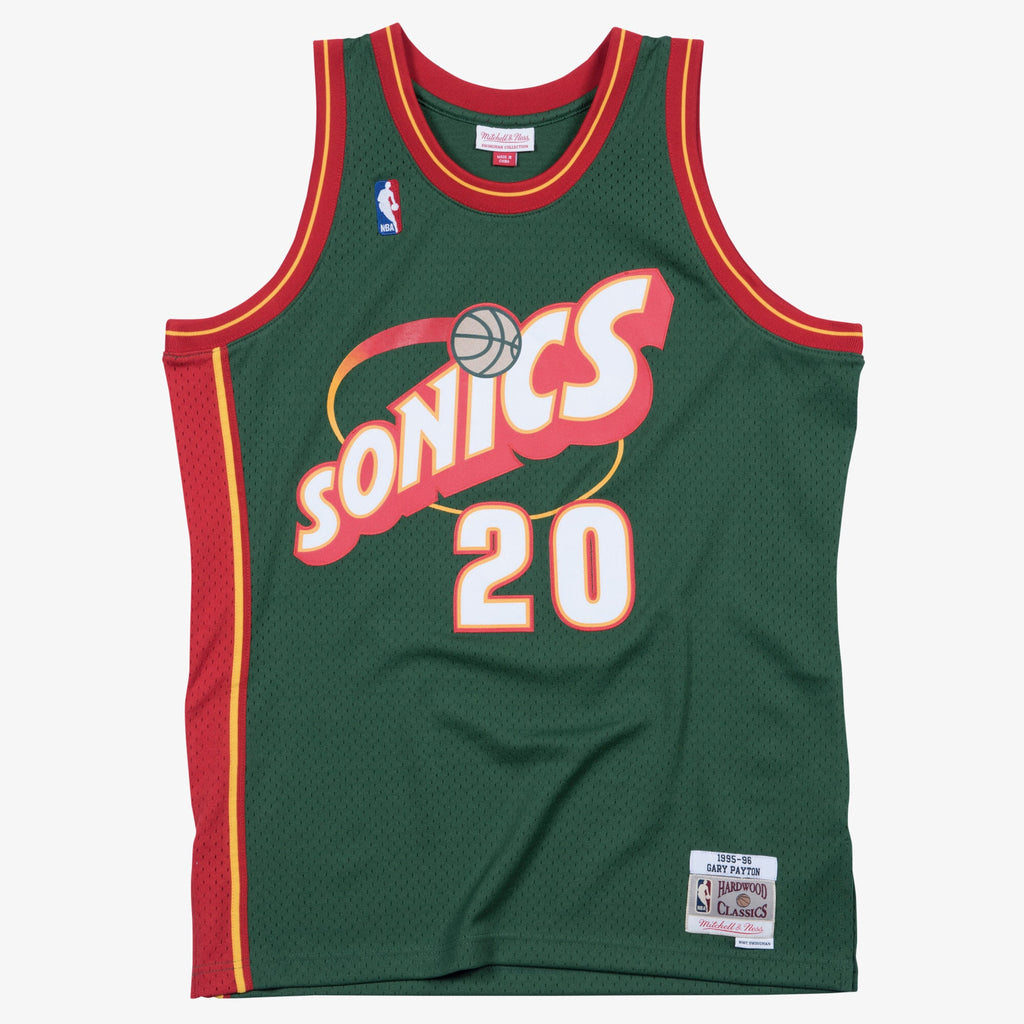 Seattle SuperSonics Mitchell & Ness Swingman Jersey Road Gary Payton 1995-96 NBA Team Jersey Basketball Fan Apparel