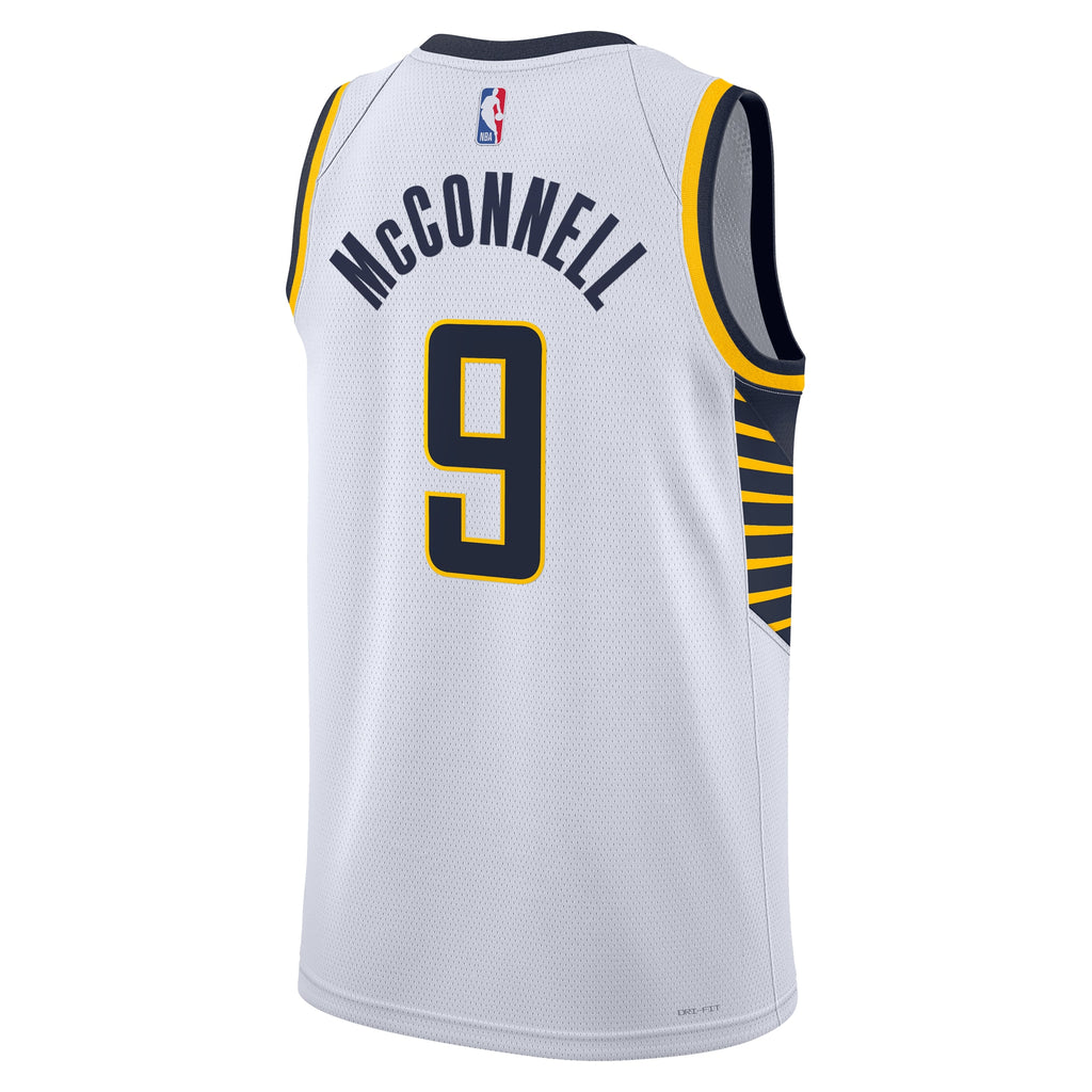 Indiana Pacers Nike Association Edition Swingman Jersey - White - T.J. McConnell - Youth NBA Team Jersey Basketball Fan Apparel