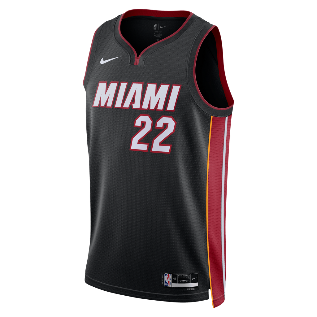 Miami Heat Nike Icon Edition Swingman Jersey - Black - Andrew Wiggins - Unisex NBA Team Jersey Basketball Fan Apparel