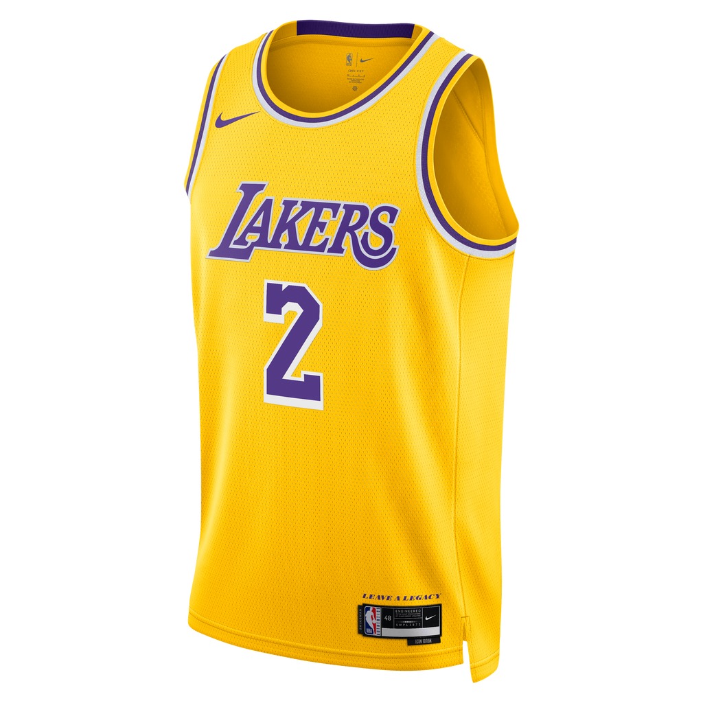 Los Angeles Lakers Nike Icon Edition Swingman Jersey - Gold - Jarred Vanderbilt - Unisex NBA Team Jersey Basketball Fan Apparel