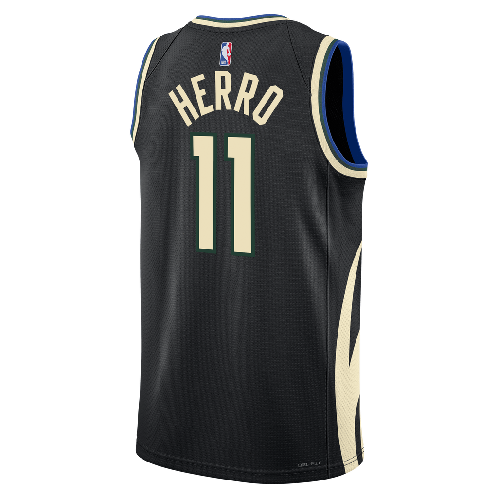 Milwaukee Bucks Jordan Brand Statement Edition Swingman Jersey - Hunter Green - Tyler Herro - Unisex NBA Team Jersey Basketball Fan Apparel