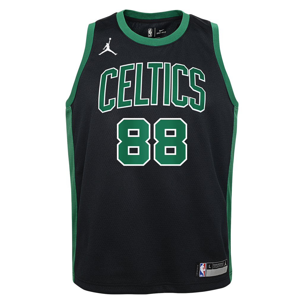 Boston Celtics Jordan Brand Statement Edition Swingman Jersey - Black - Neemias Queta - Youth NBA Team Jersey Basketball Fan Apparel