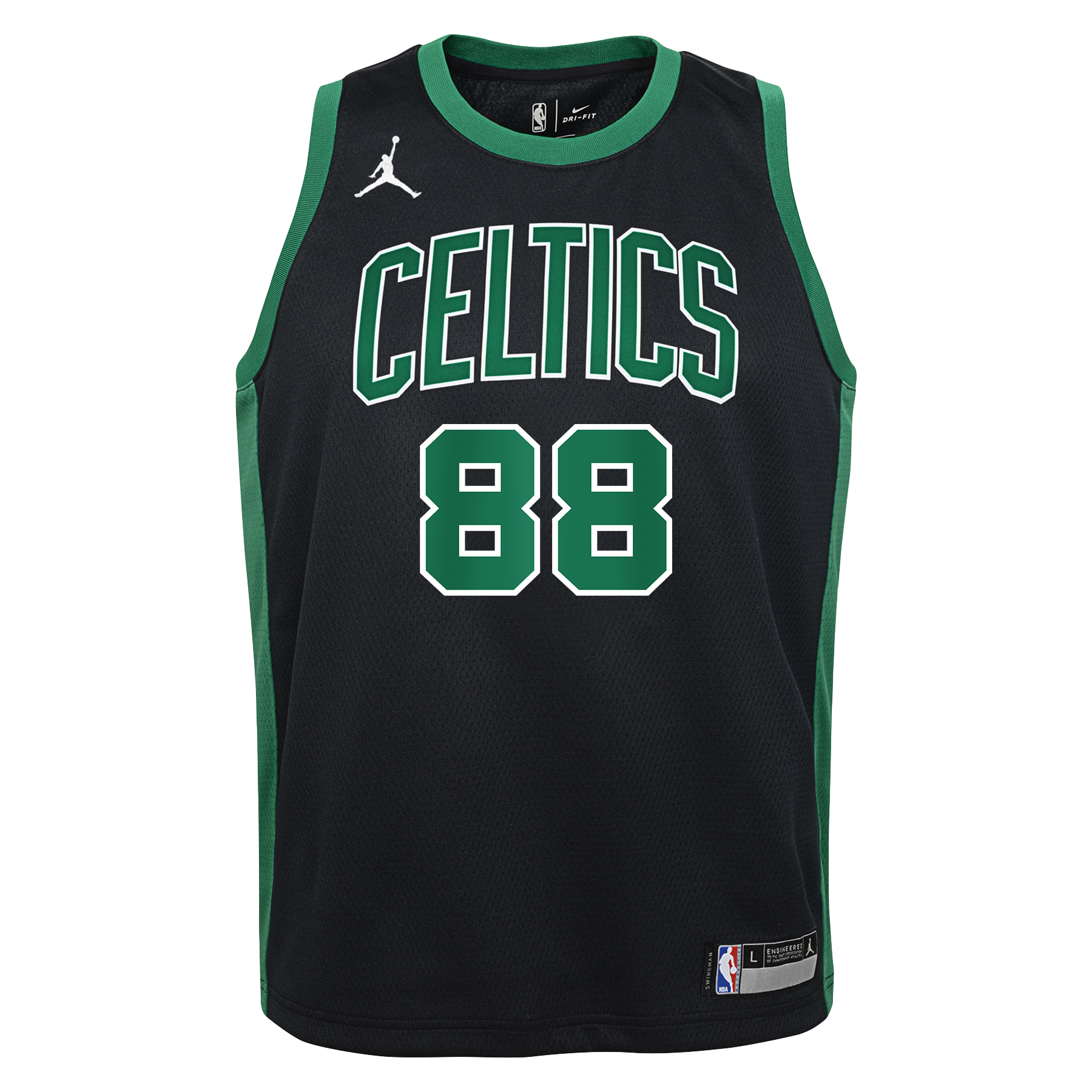 Boston Celtics Jordan Brand Statement Edition Swingman Jersey - Black - Neemias Queta - Youth NBA Team Jersey Basketball Fan Apparel