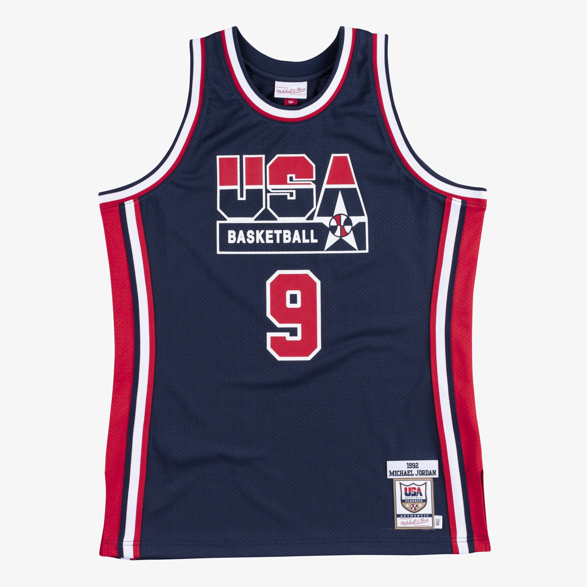 USA Basketball Mitchell & Ness Authentic Jersey Michael Jordan 1992 Navy NBA Team Jersey Basketball Fan Apparel