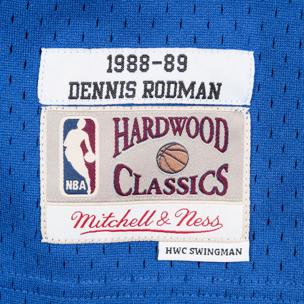 Detroit Pistons Mitchell & Ness Swingman Jersey Road Dennis Rodman 1988-89 NBA Team Jersey Basketball Fan Apparel