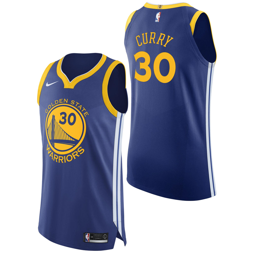 Golden State Warriors Nike Icon Authentic Jersey - Stephen Curry - Men's NBA Team Jersey Basketball Fan Apparel