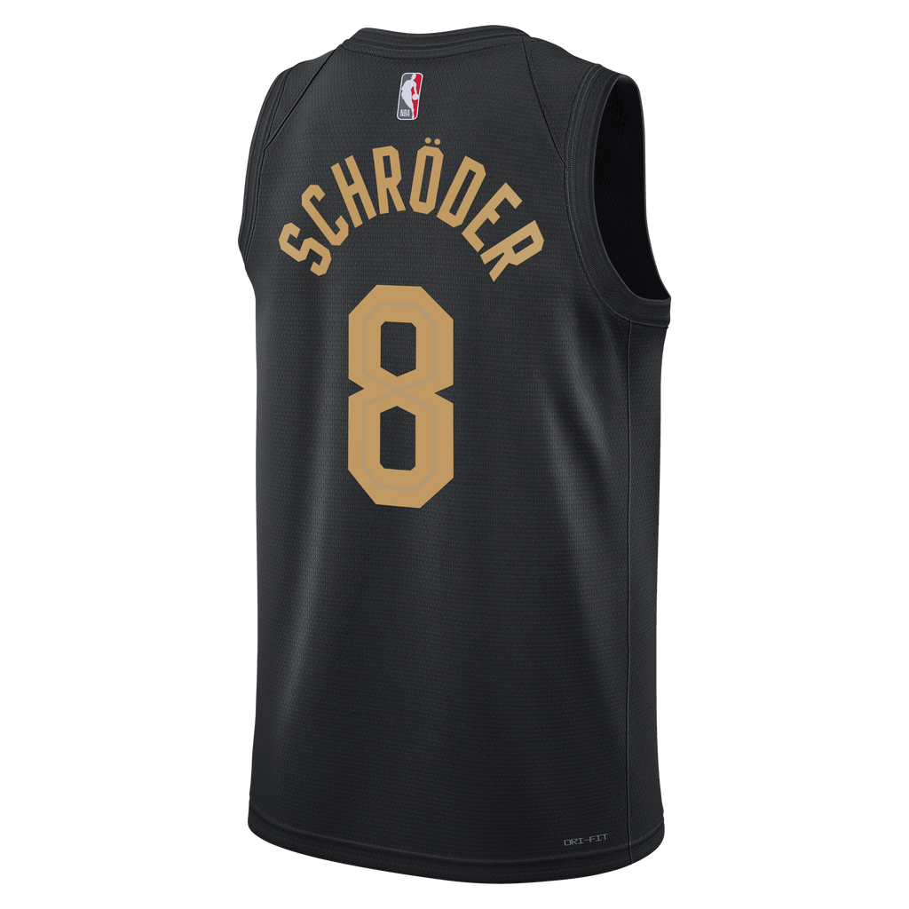 Cleveland Cavaliers Jordan Brand Statement Edition Swingman Jersey - Black - Dennis Schröder - Unisex NBA Team Jersey Basketball Fan Apparel