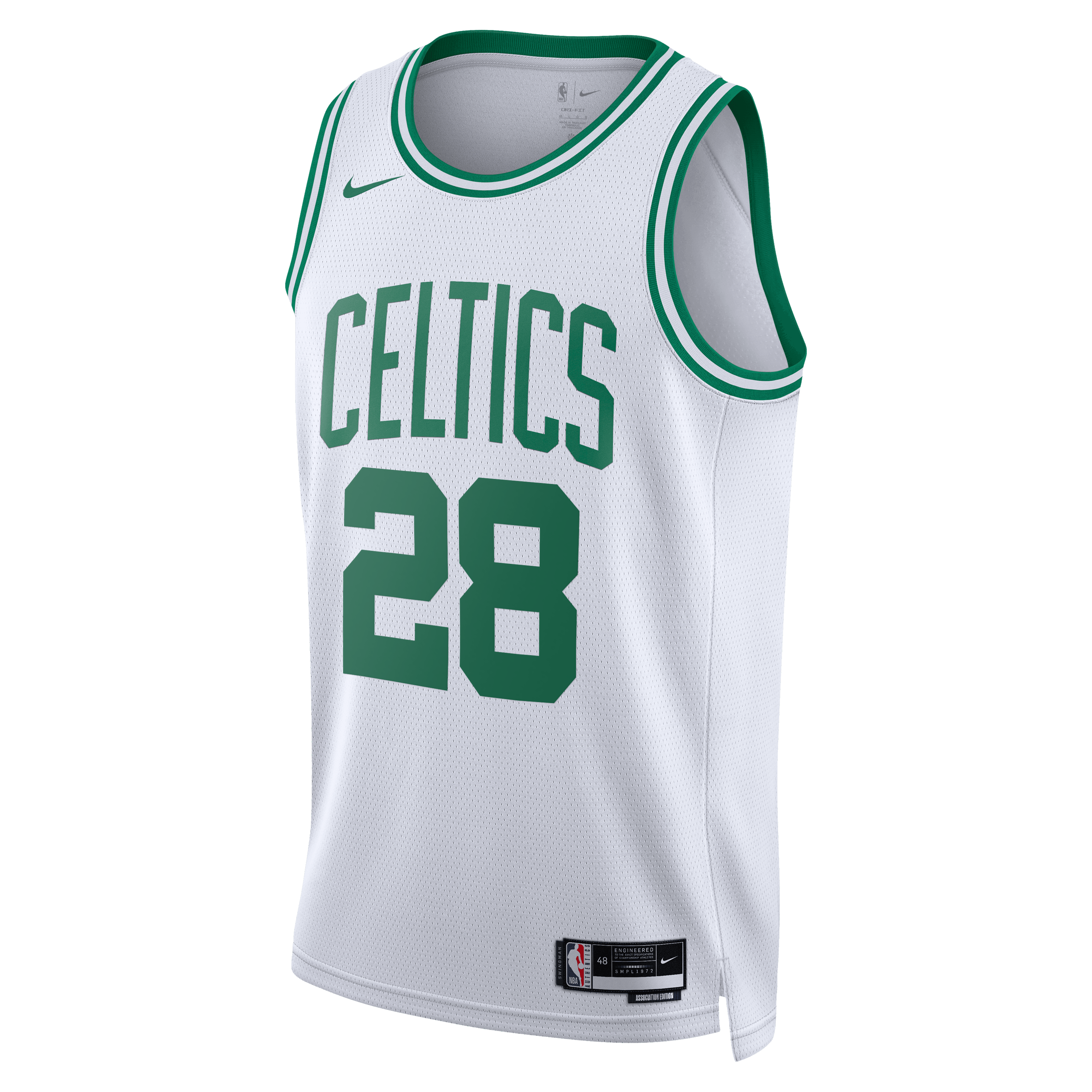 Boston Celtics Nike Association Edition Swingman Jersey - White - Hugo González - Unisex NBA Team Jersey Basketball Fan Apparel
