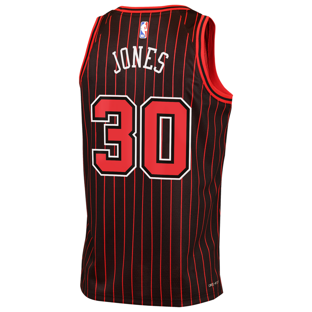 Chicago Bulls Jordan Brand Statement Edition Jersey - Black - Tre Jones - Youth NBA Team Jersey Basketball Fan Apparel