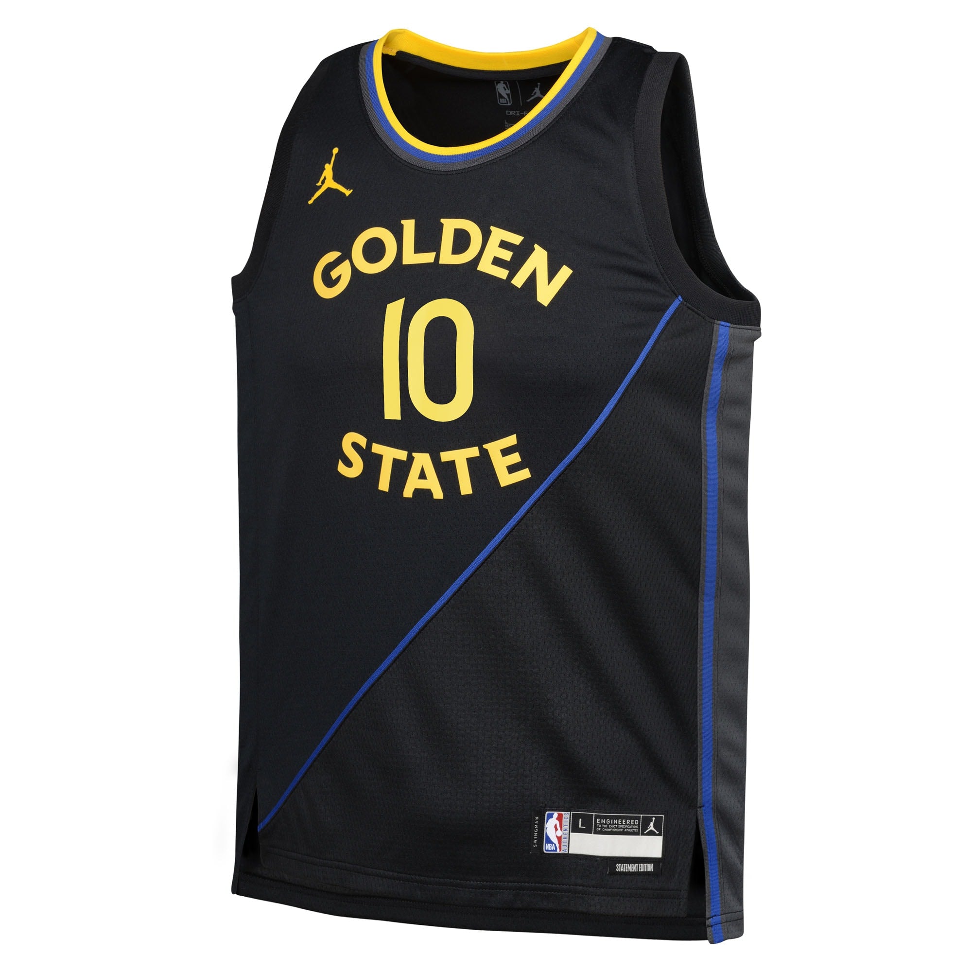 Golden State Warriors Jordan Brand Statement Edition Swingman Jersey - Black - Jimmy Butler III - Youth NBA Team Jersey Basketball Fan Apparel