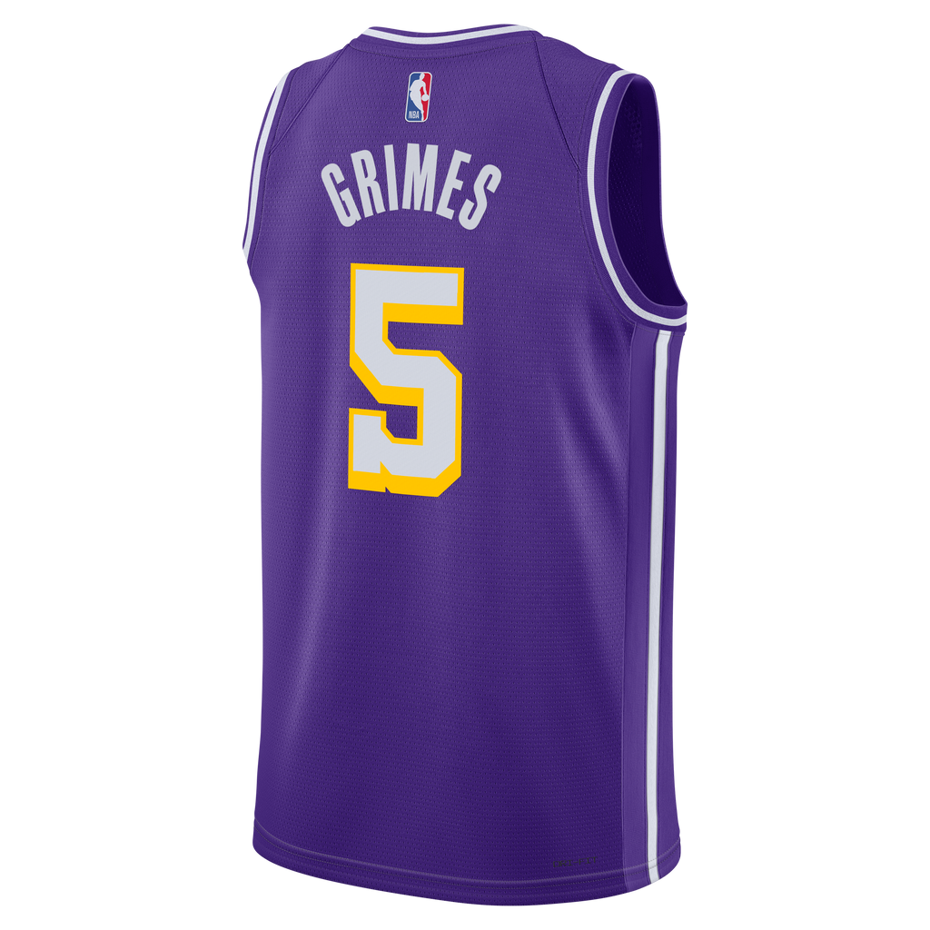 Los Angeles Lakers Jordan Brand Statement Edition Jersey - Purple - Quentin Grimes - Unisex NBA Team Jersey Basketball Fan Apparel