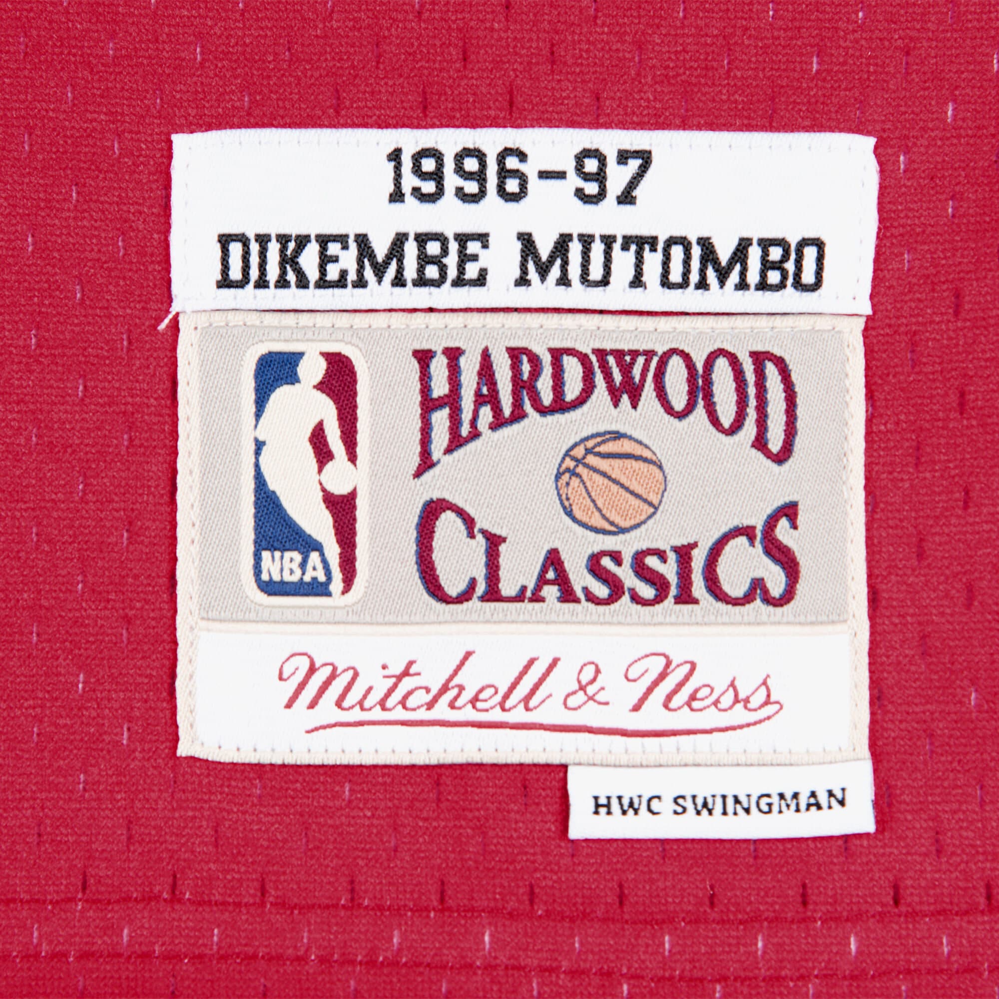 Atlanta Hawks Mitchell & Ness Swingman Jersey Dikembe Mutombo 1996-97 NBA Team Jersey Basketball Fan Apparel