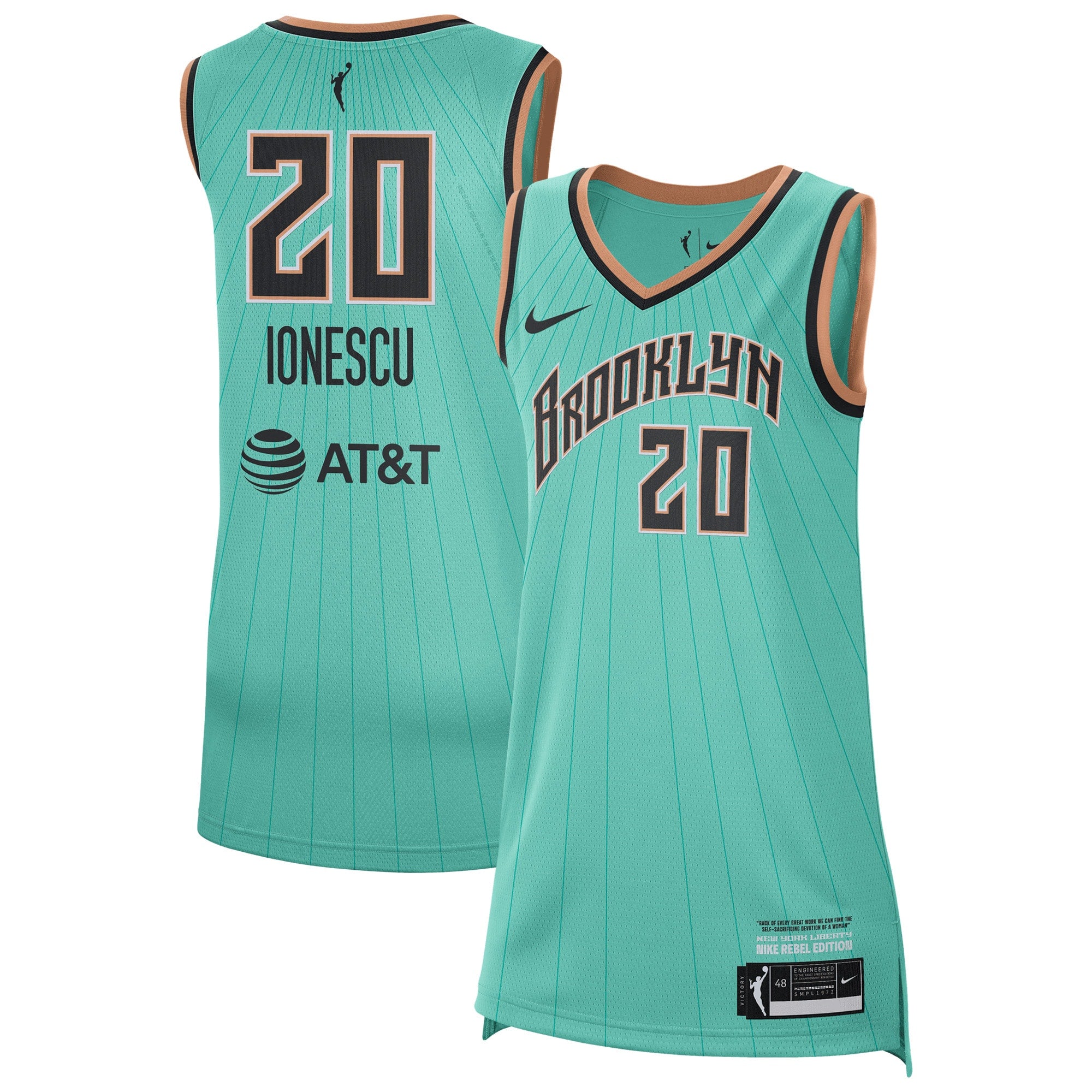 New York Liberty Nike Rebel Jersey - Sabrina Ionescu - Unisex NBA Team Jersey Basketball Fan Apparel