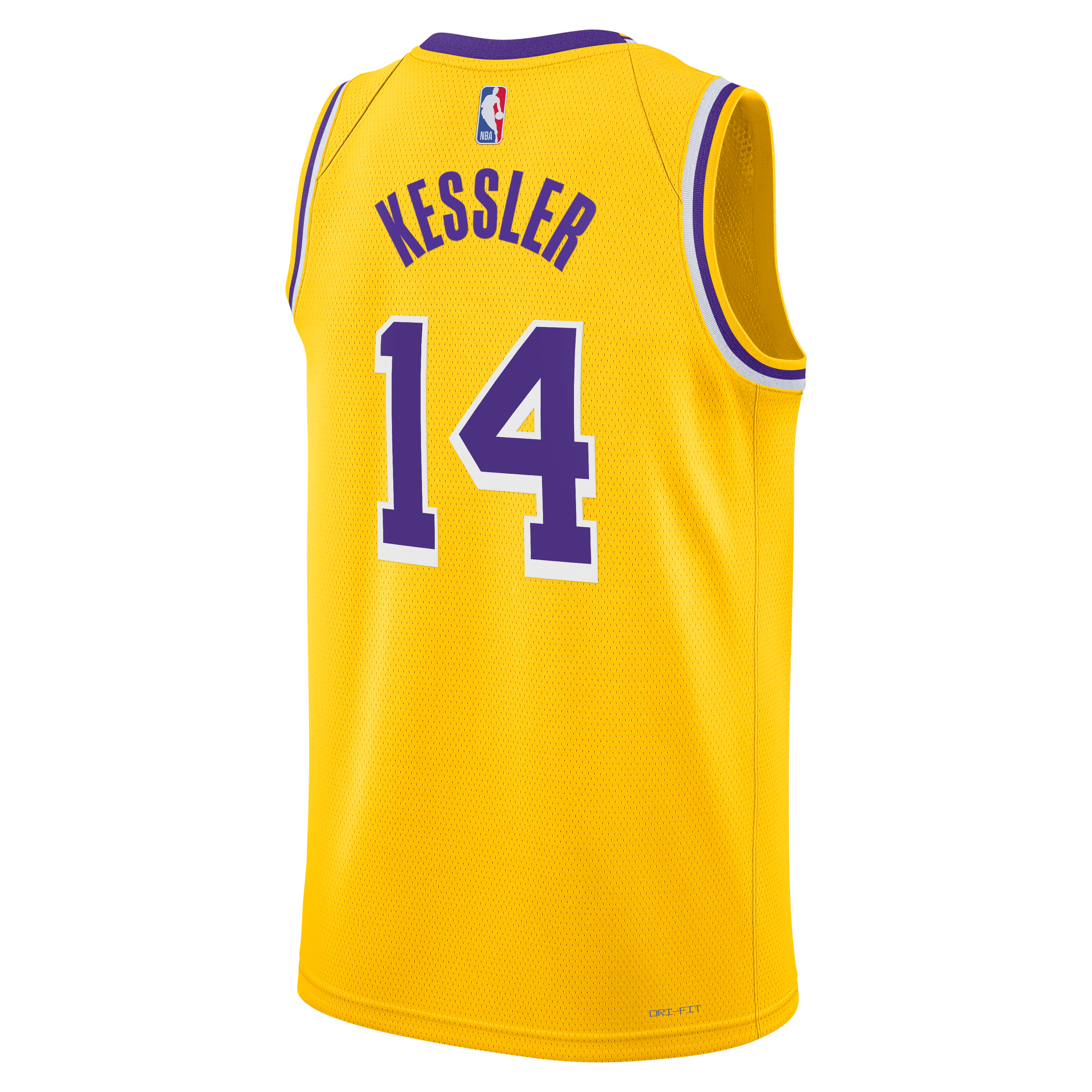 Los Angeles Lakers Nike Icon Edition Swingman Jersey - Gold - Walker Kessler - Unisex NBA Team Jersey Basketball Fan Apparel