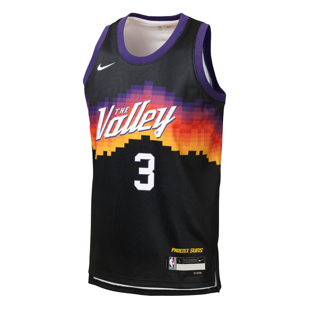 Phoenix Suns Nike 2025/26 City Edition Swingman Jersey - Black - Dillon Brooks - Youth NBA Team Jersey Basketball Fan Apparel