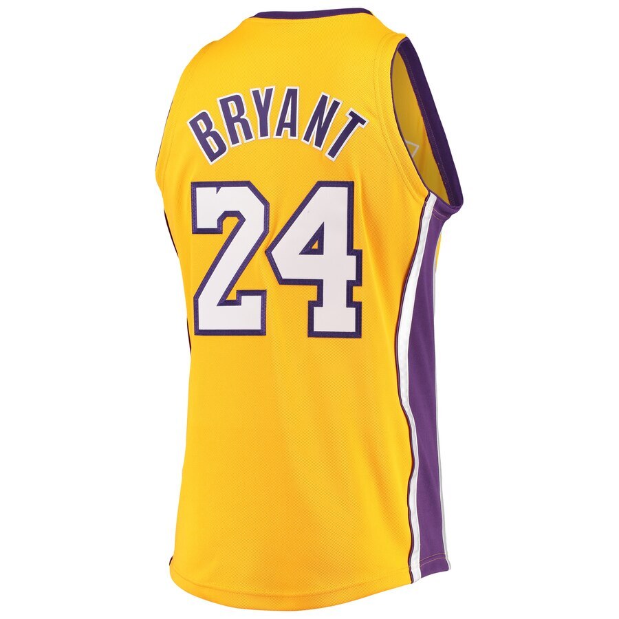 Mitchell & Ness Kobe Bryant Hardwood Classics 2008-09 Authentic Jersey - Gold - Men's NBA Team Jersey Basketball Fan Apparel