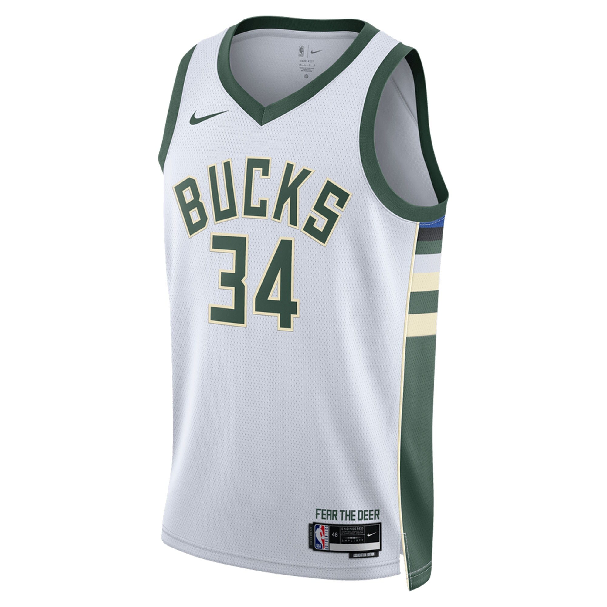 Milwaukee Bucks NBA Association Swingman Jersey - Giannis Antetokounmpo NBA Team Jersey Basketball Fan Apparel