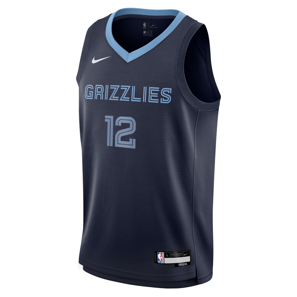 Memphis Grizzlies NBA Youth Icon Swingman Jersey NE - Ja Morant NBA Team Jersey Basketball Fan Apparel