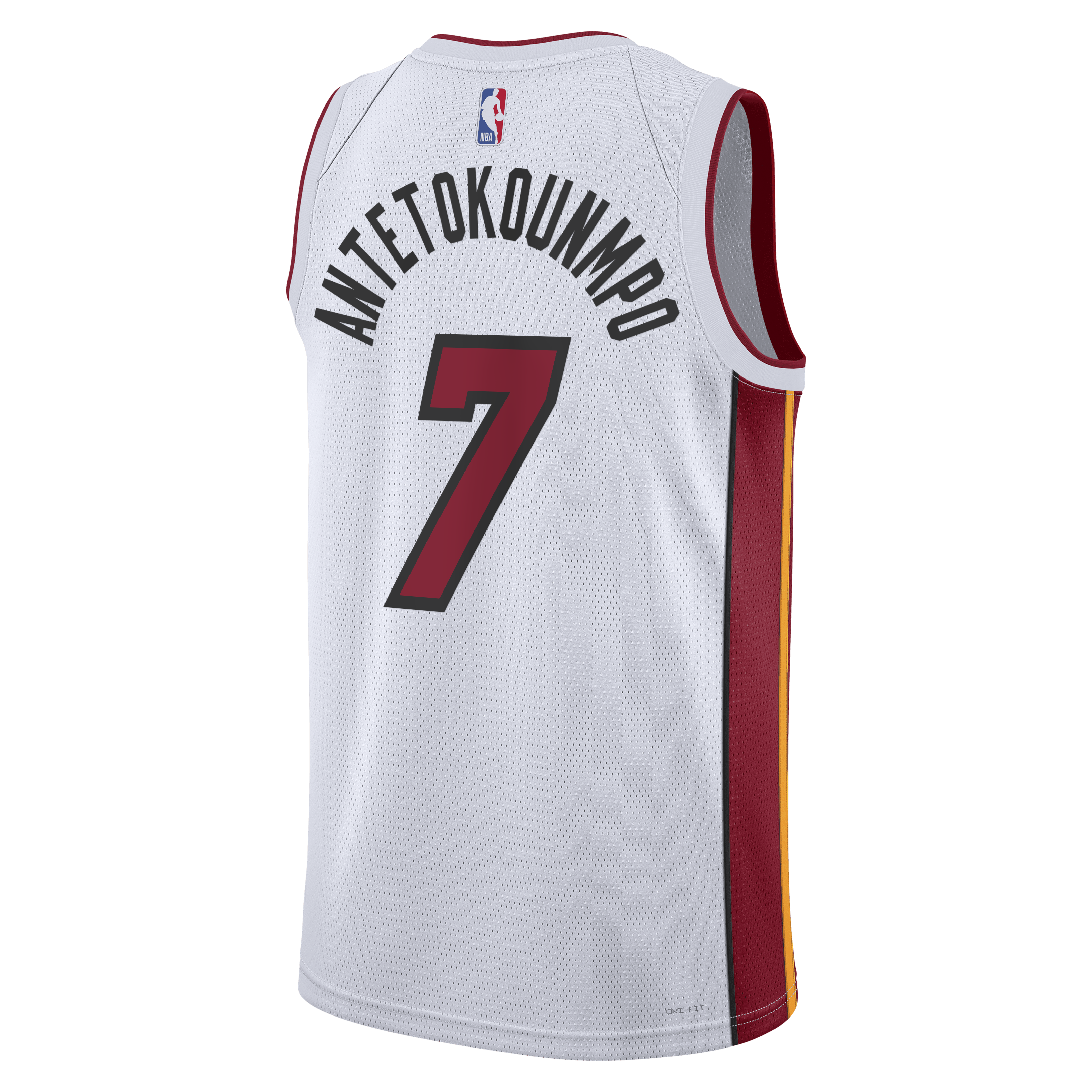 Miami Heat Nike Association Edition Swingman Jersey - White - Giannis Antetokounmpo - Unisex NBA Team Jersey Basketball Fan Apparel
