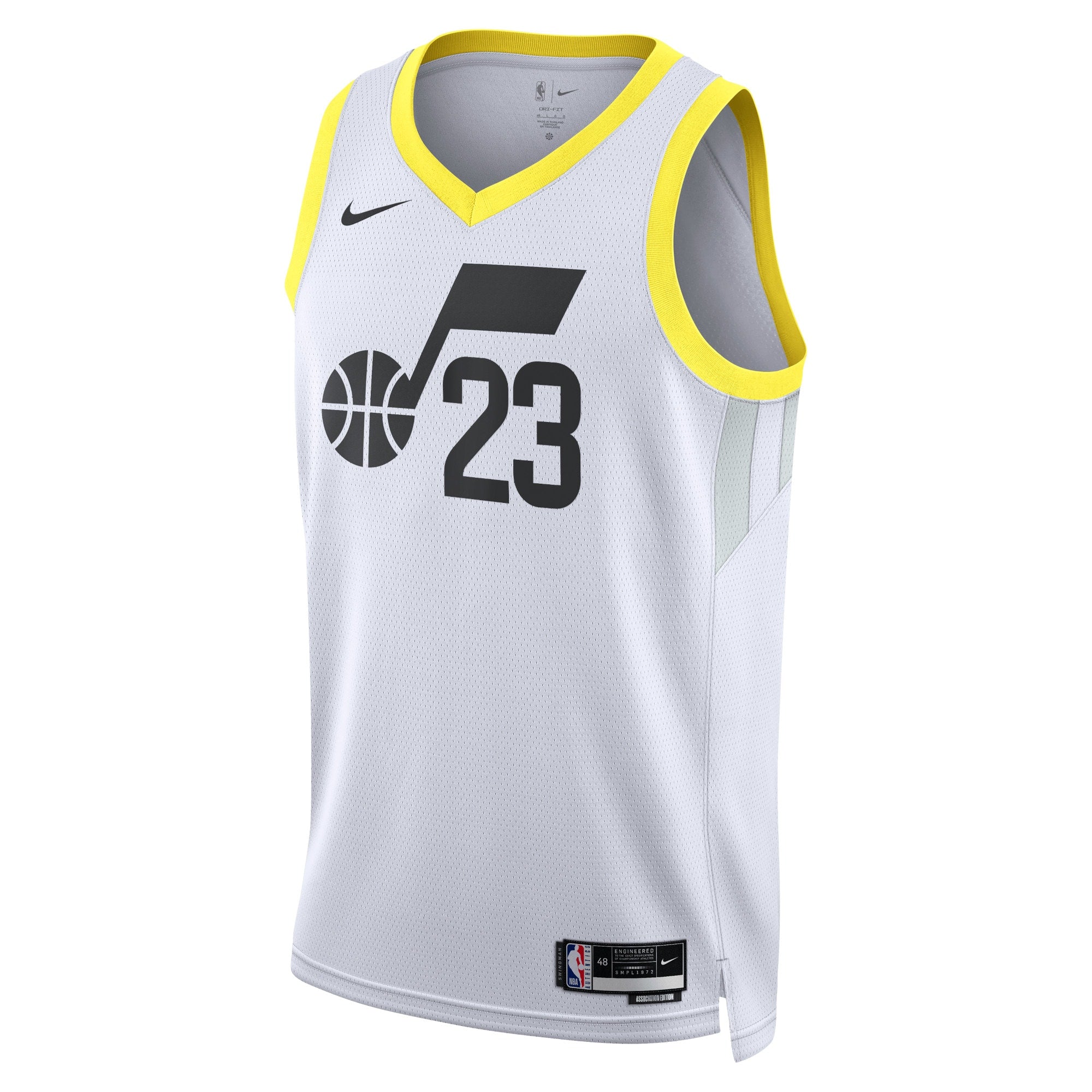 Utah Jazz Nike Association Edition Swingman Jersey - White - Lauri Markkanen - Unisex NBA Team Jersey Basketball Fan Apparel