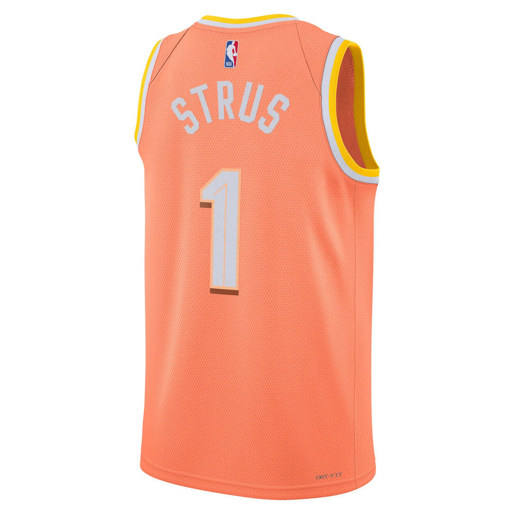 Cleveland Cavaliers Nike 2025/26 City Edition Swingman Jersey - Orange - Max Strus - Unisex NBA Team Jersey Basketball Fan Apparel