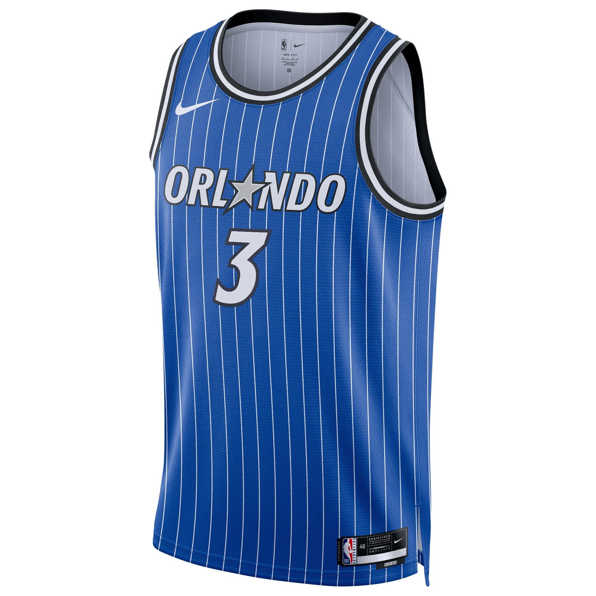Orlando Magic Nike Replica Icon Edition Swingman Jersey - Blue - Desmond Bane - Unisex NBA Team Jersey Basketball Fan Apparel