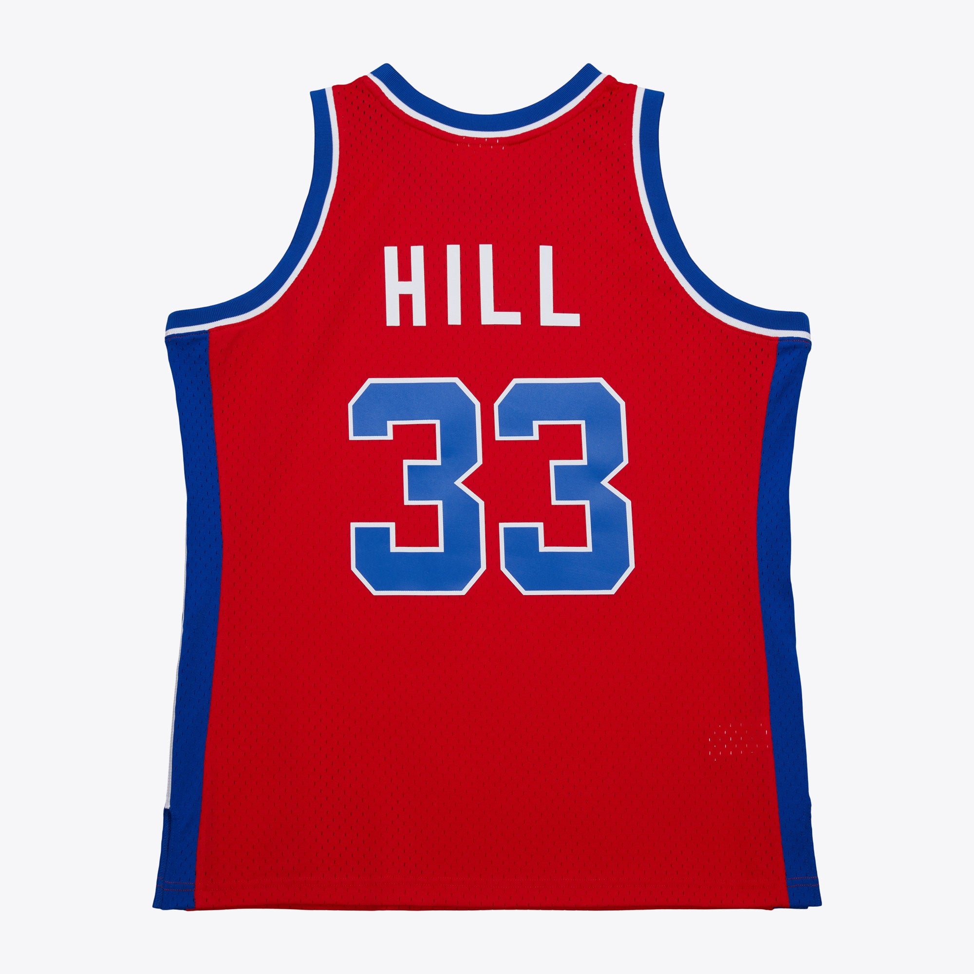 Detroit Pistons Mitchell & Ness Grant Hill 1994 Dark Authentic Jersey - Red NBA Team Jersey Basketball Fan Apparel