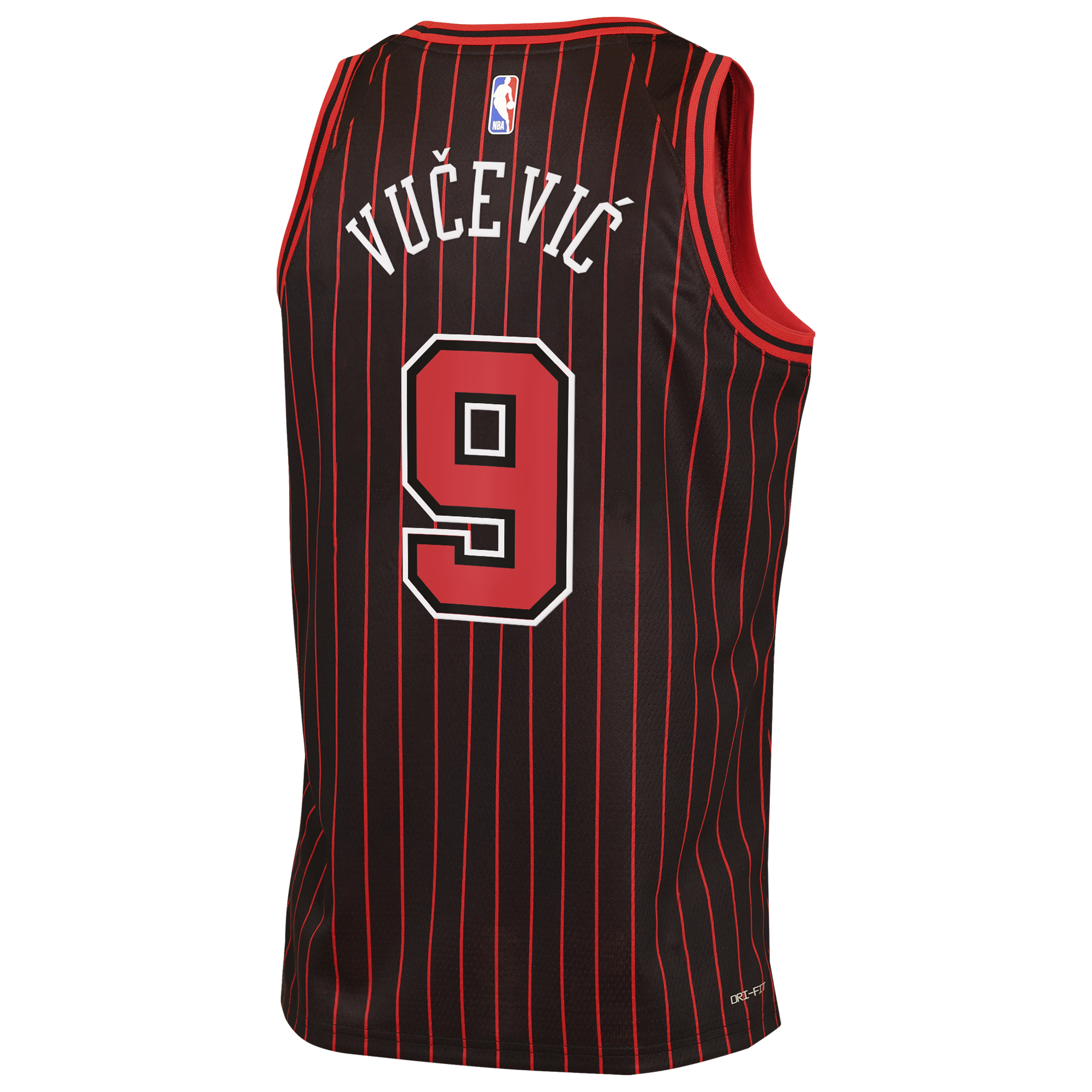 Chicago Bulls Jordan Brand Statement Edition Jersey - Black - Nikola Vučević - Youth NBA Team Jersey Basketball Fan Apparel