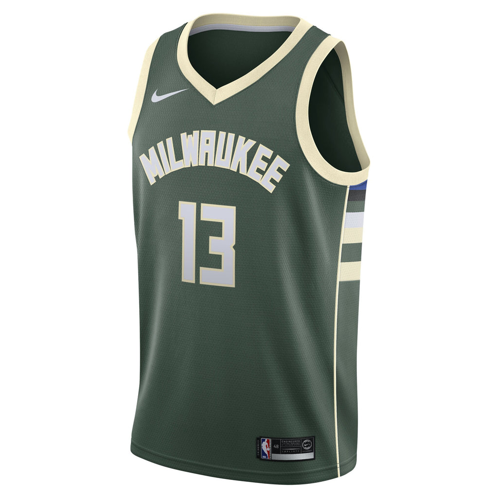 Milwaukee Bucks Nike Icon Edition Swingman Jersey - Hunter Green - Ryan Rollins - Youth NBA Team Jersey Basketball Fan Apparel