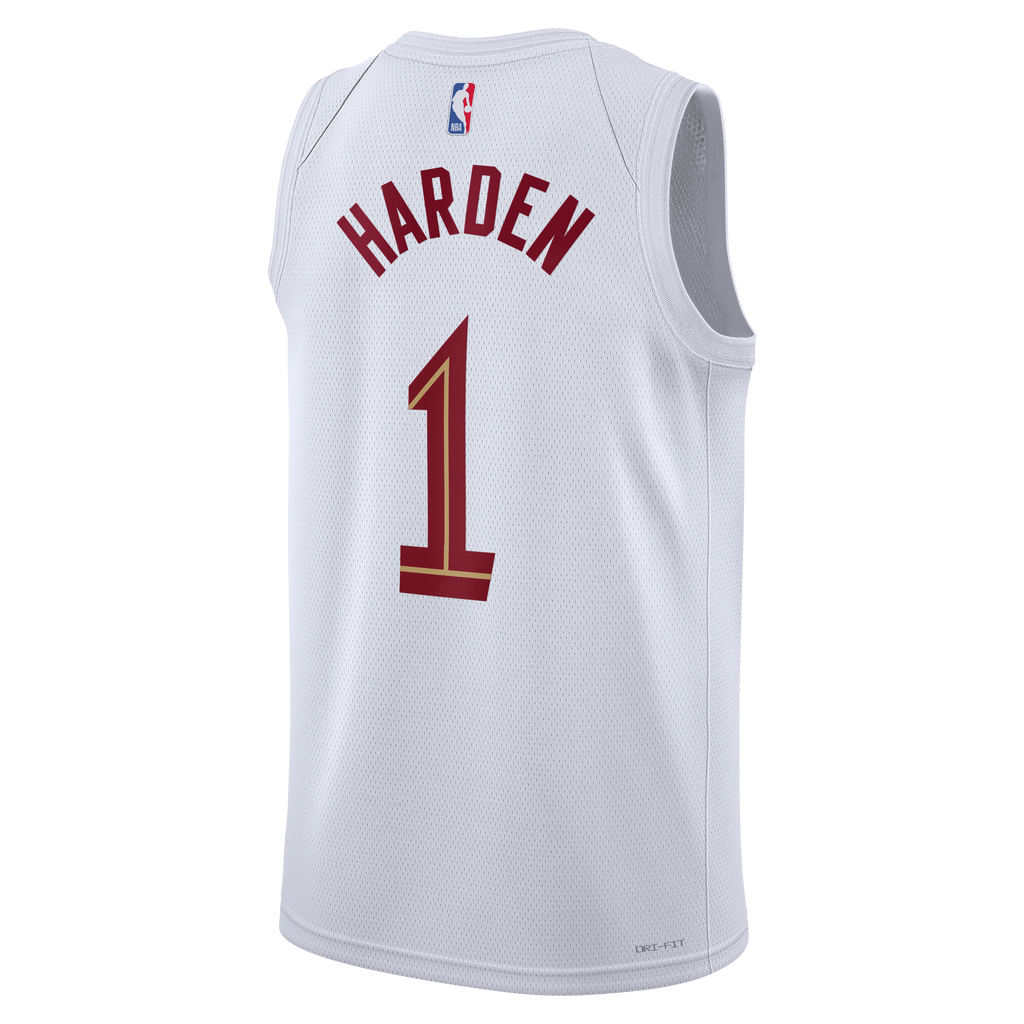 Cleveland Cavaliers Nike Association Edition Swingman Jersey - White - James Harden - Unisex NBA Team Jersey Basketball Fan Apparel