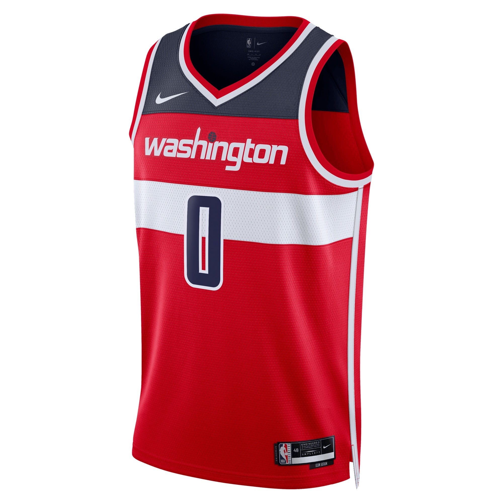 Washington Wizards Nike Icon Edition Swingman Jersey - Red - Bilal Coulibaly - Unisex NBA Team Jersey Basketball Fan Apparel