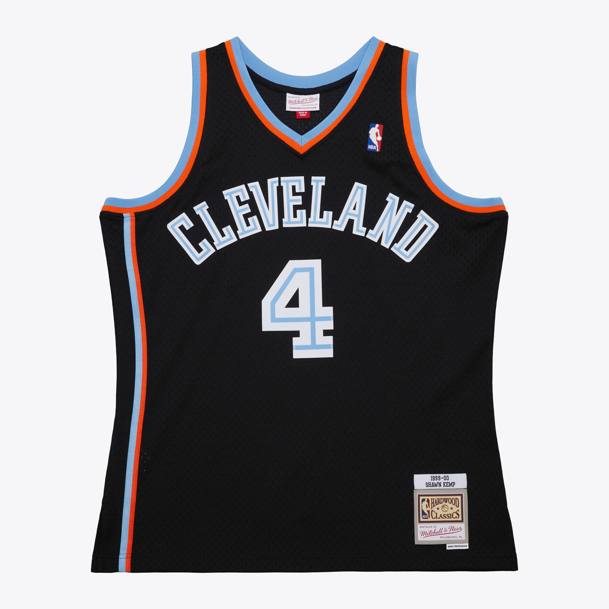 Cleveland Cavaliers Mitchell & Ness Swingman Jersey Shawn Kemp 1999 NBA Team Jersey Basketball Fan Apparel