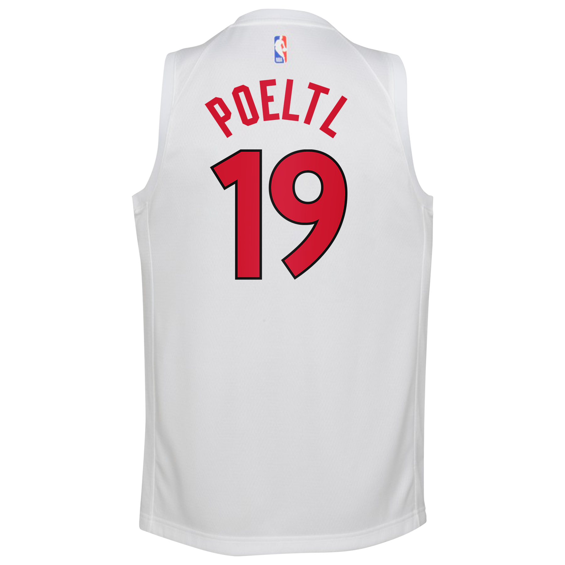 Toronto Raptors Nike Association Edition Swingman Jersey - White - Jakob Poeltl - Youth NBA Team Jersey Basketball Fan Apparel