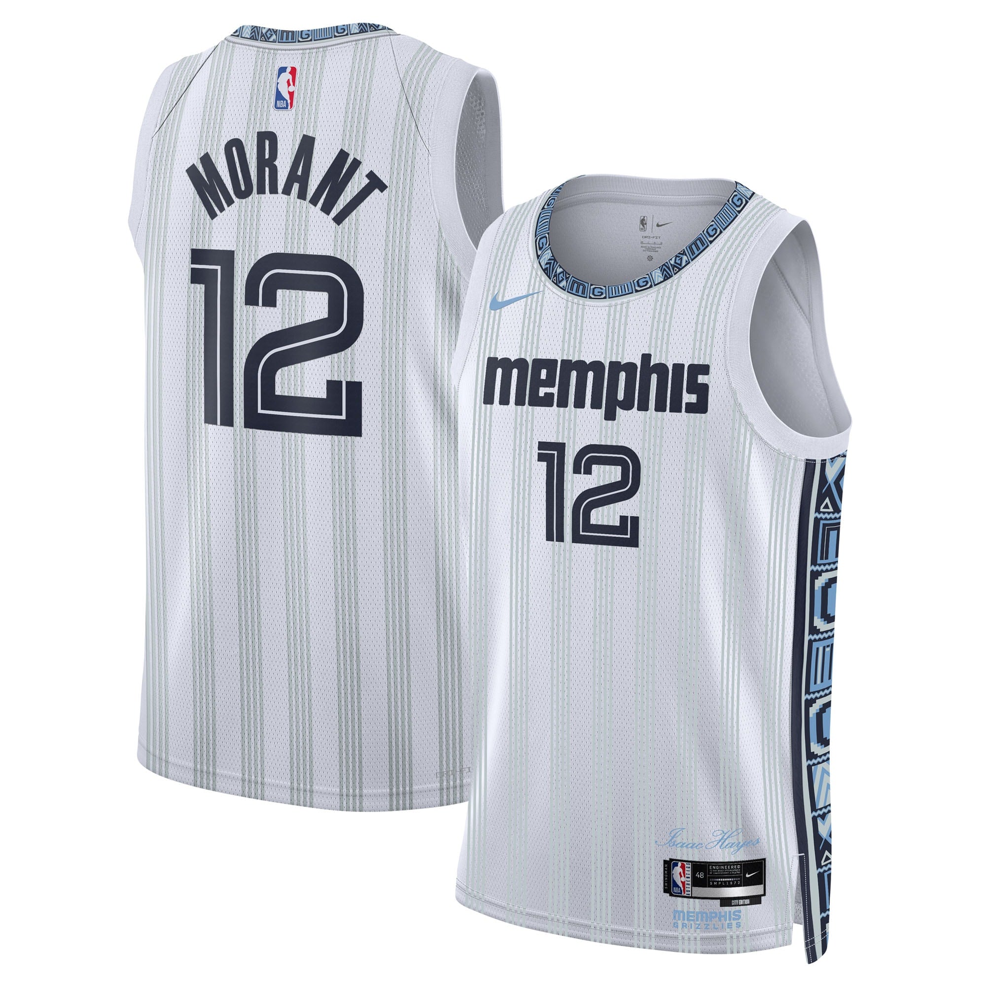 Memphis Grizzlies Nike 2025/26 City Edition Swingman Jersey - Gray - Ja Morant - Unisex NBA Team Jersey Basketball Fan Apparel