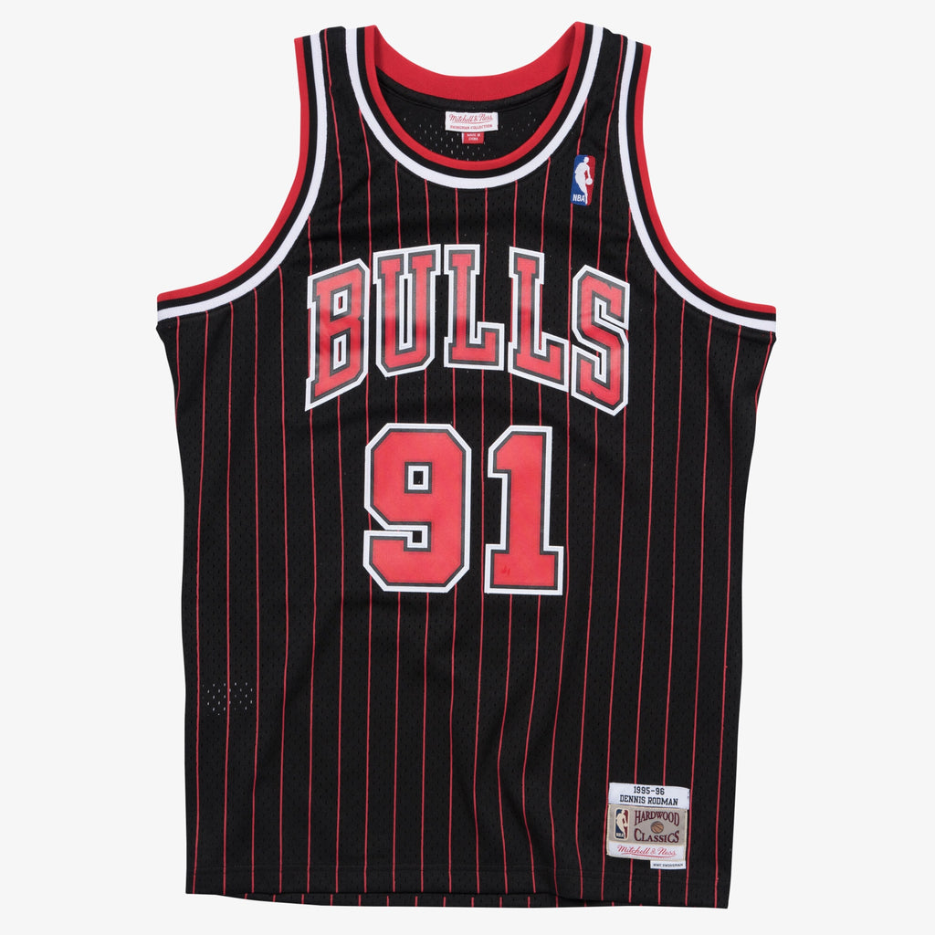 Chicago Bulls Mitchell & Ness Swingman Jersey Alternate Dennis Rodman 1995-96 NBA Team Jersey Basketball Fan Apparel