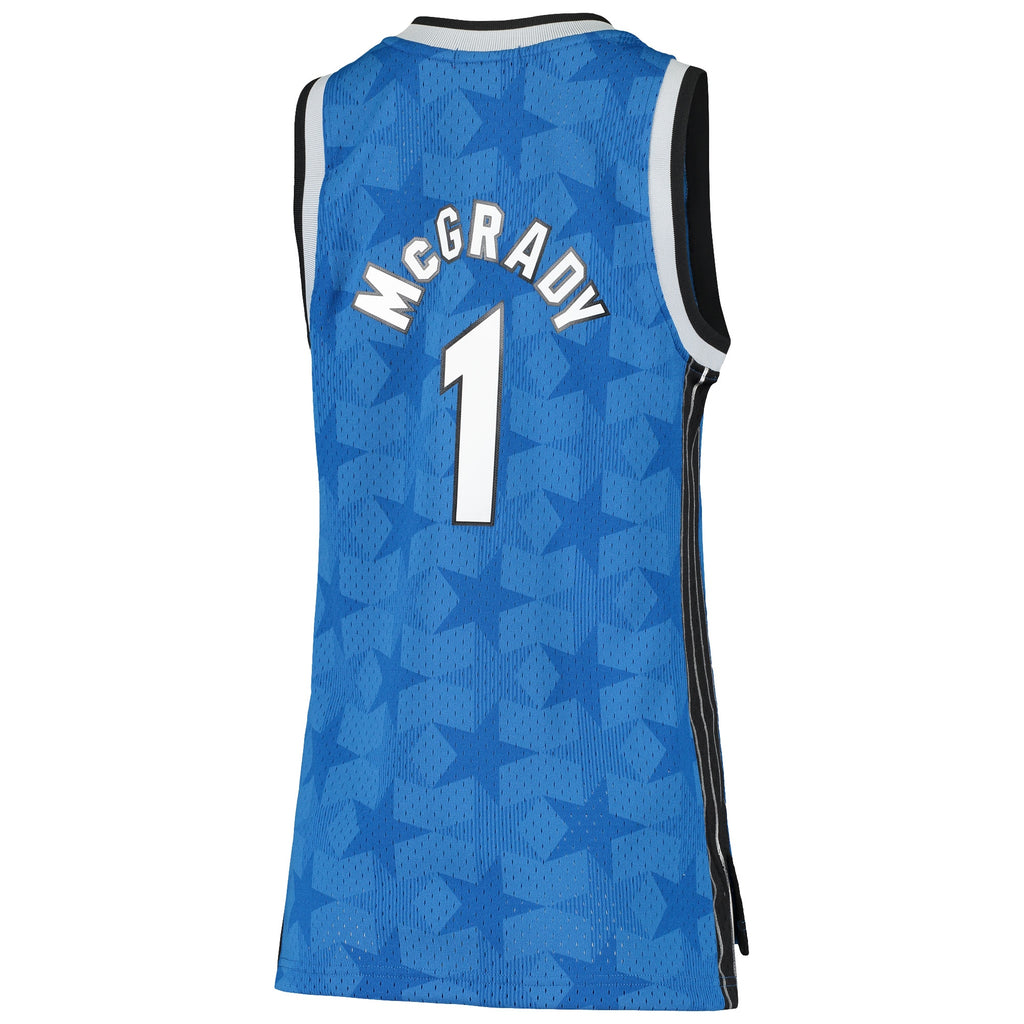 Orlando Magic Mitchell & Ness Tracy McGrady 2000-01 Hardwood Classics Swingman Jersey - Blue - Women's NBA Team Jersey Basketball Fan Apparel