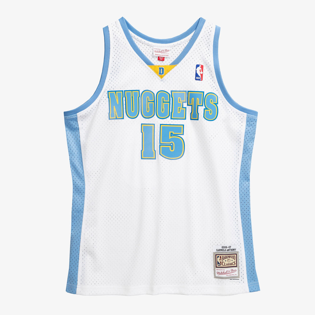 Denver Nuggets Mitchell & Ness Carmelo Anthony 2006 Swingman Authentic Jersey - White NBA Team Jersey Basketball Fan Apparel