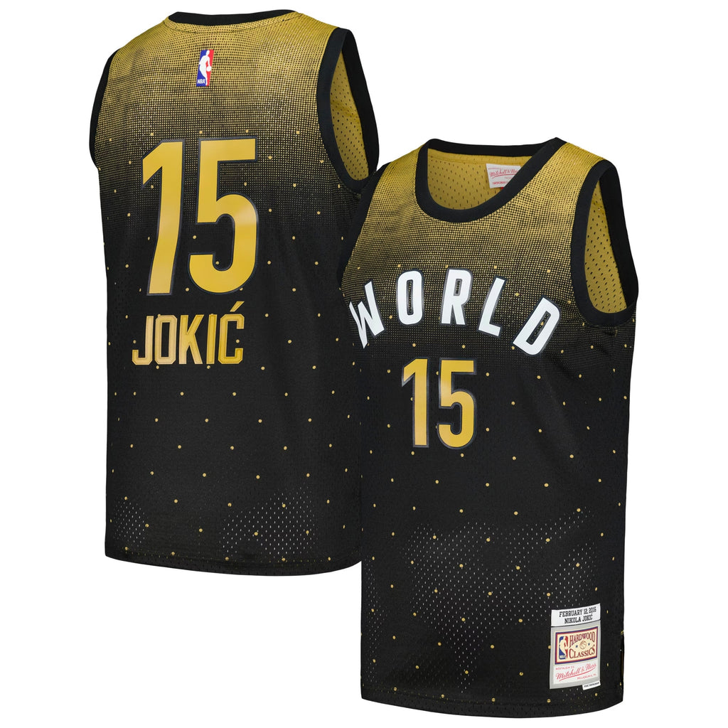 Mitchell & Ness Nikola Jokic Black 2016 NBA Rising Stars Challenge Hardwood Classics Swingman Jersey - Men's NBA Team Jersey Basketball Fan Apparel