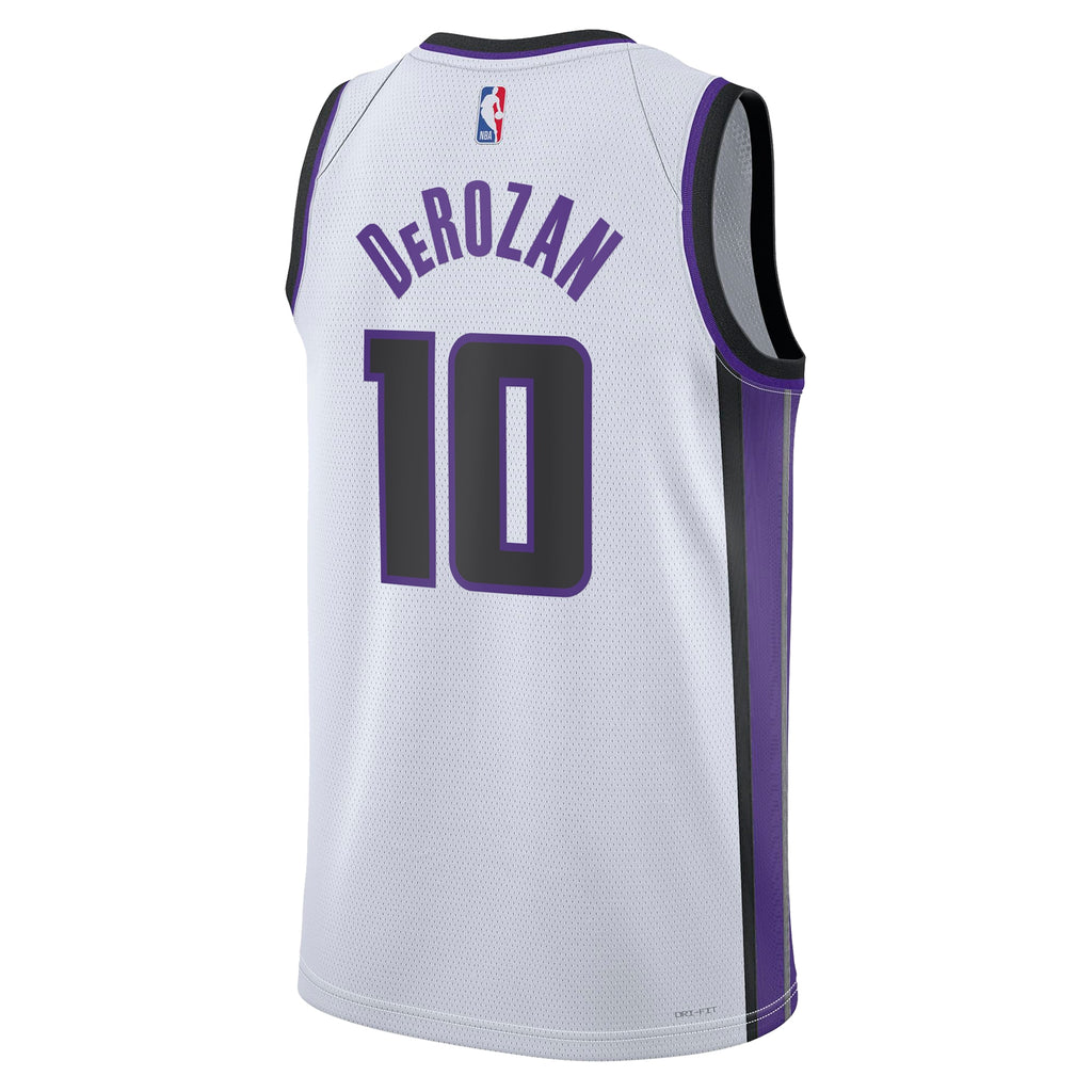 Sacramento Kings Nike Association Edition Swingman Jersey - White - DeMar DeRozan - Unisex NBA Team Jersey Basketball Fan Apparel