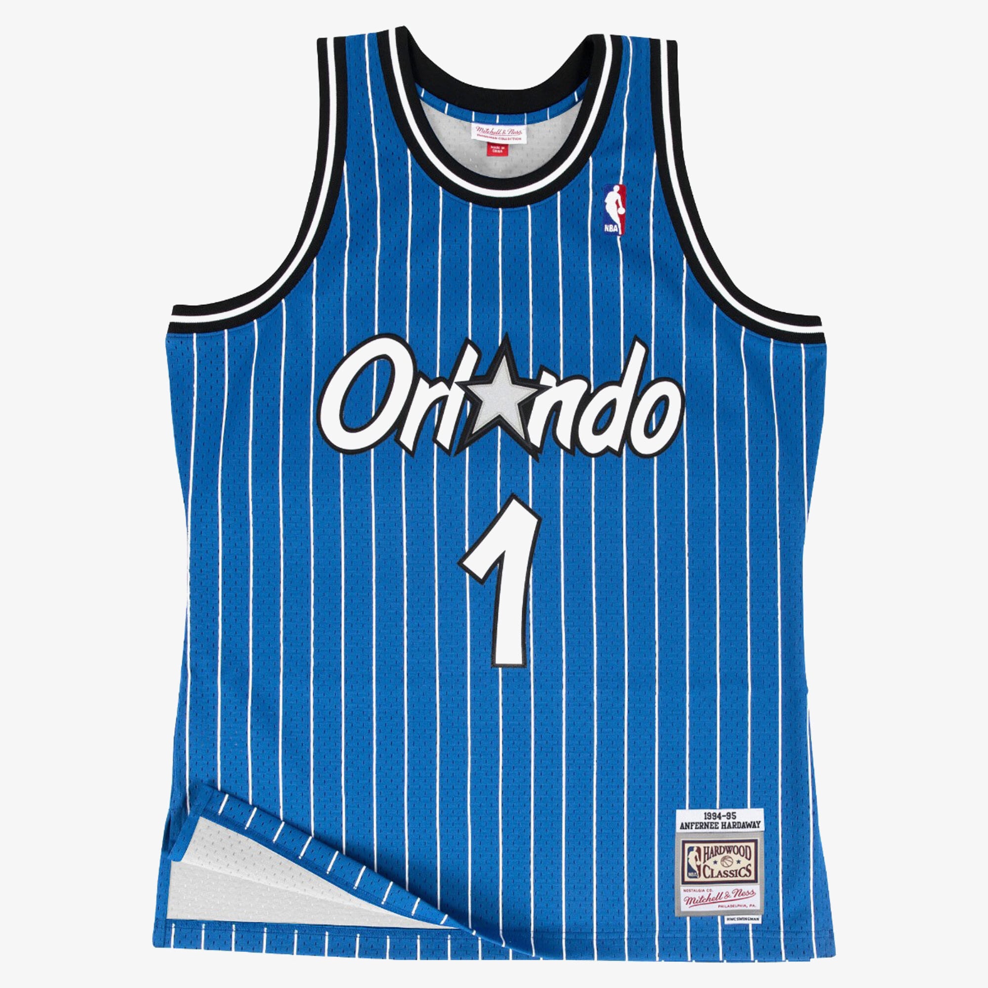 Orlando Magic Mitchell & Ness Swingman Jersey Road Anfernee Hardaway 1994-95 NBA Team Jersey Basketball Fan Apparel