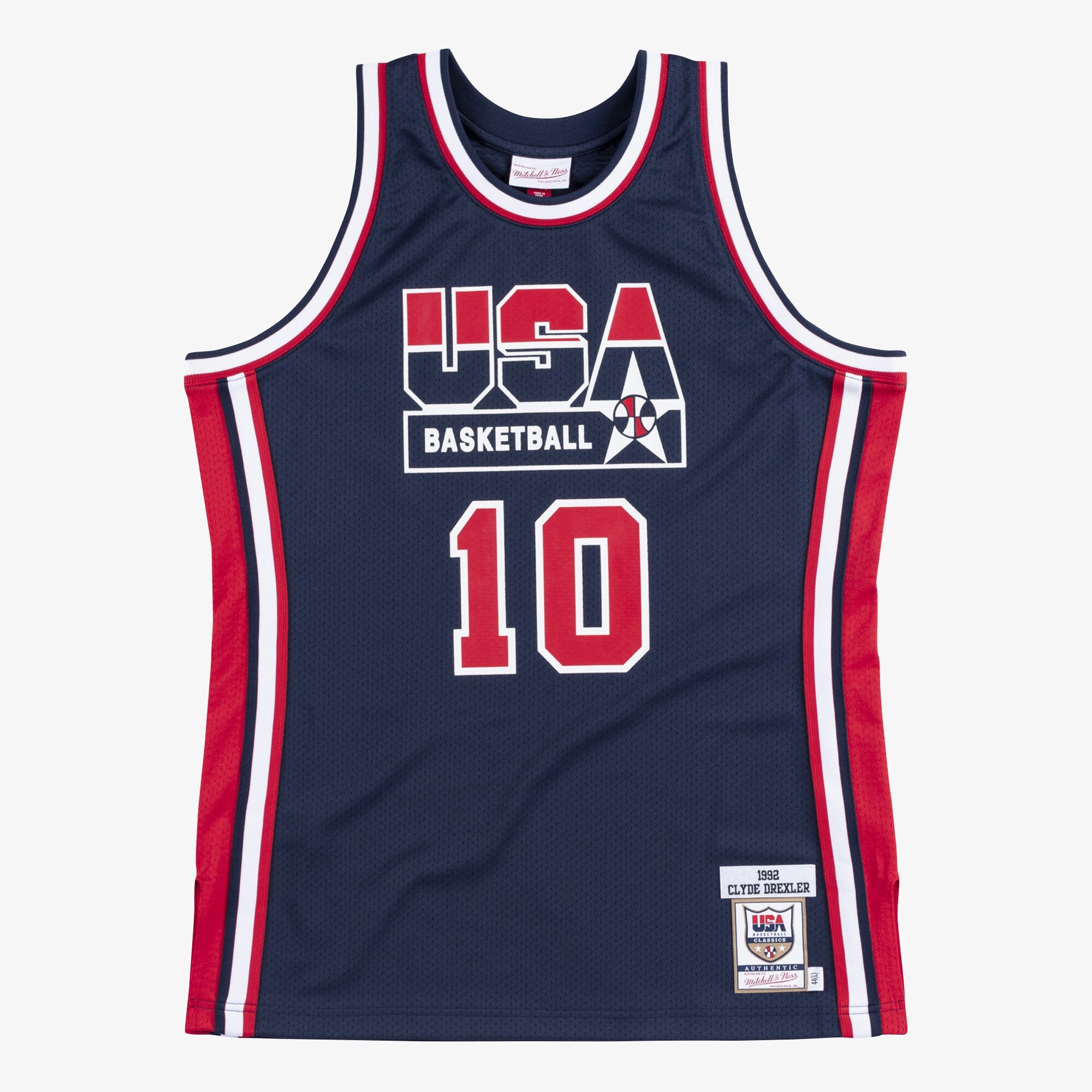 USA Basketball Mitchell & Ness Authentic Jersey Clyde Drexler 1992 NBA Team Jersey Basketball Fan Apparel