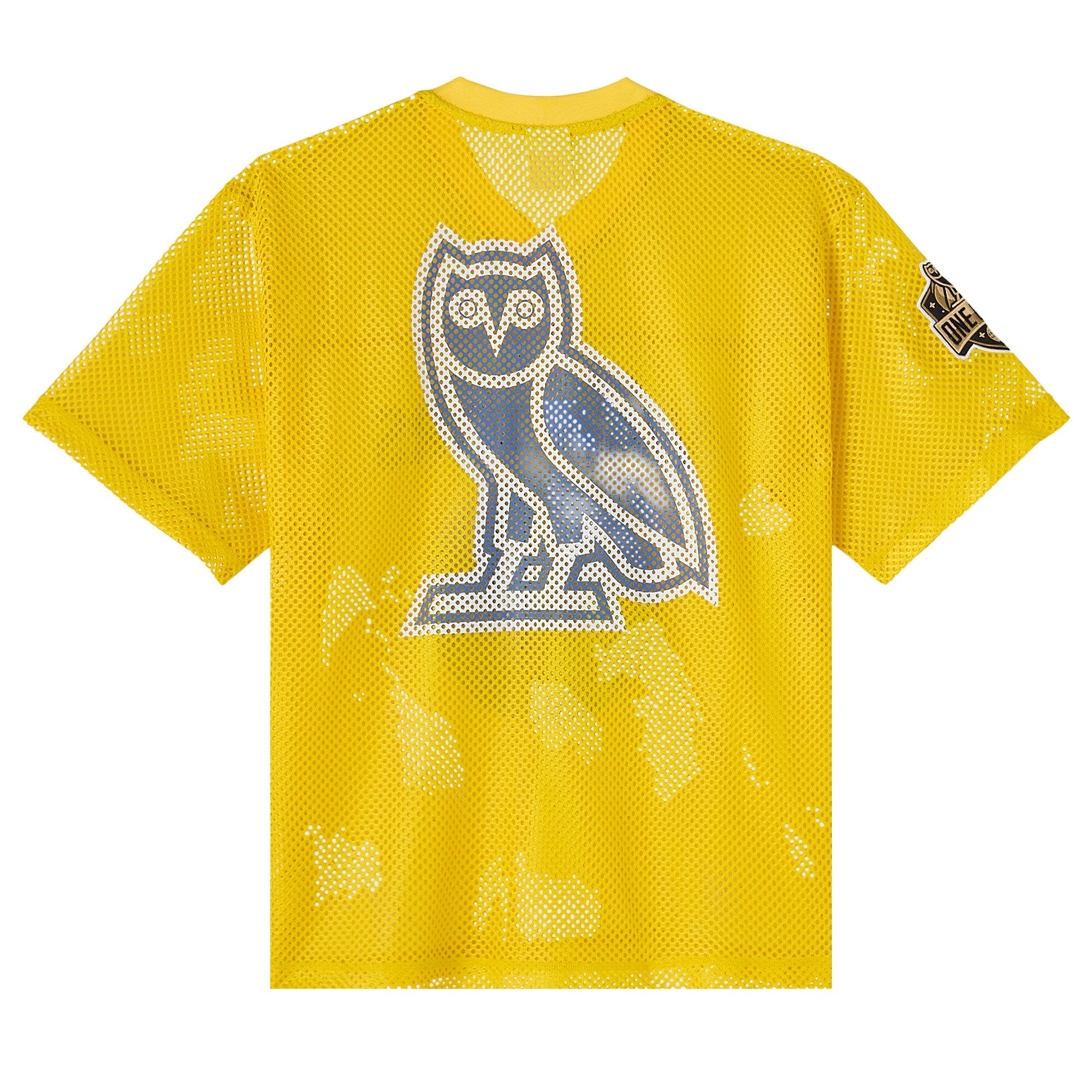 Golden State Warriors X OVO Mesh Football Jersey - Men's NBA Team Jersey Basketball Fan Apparel