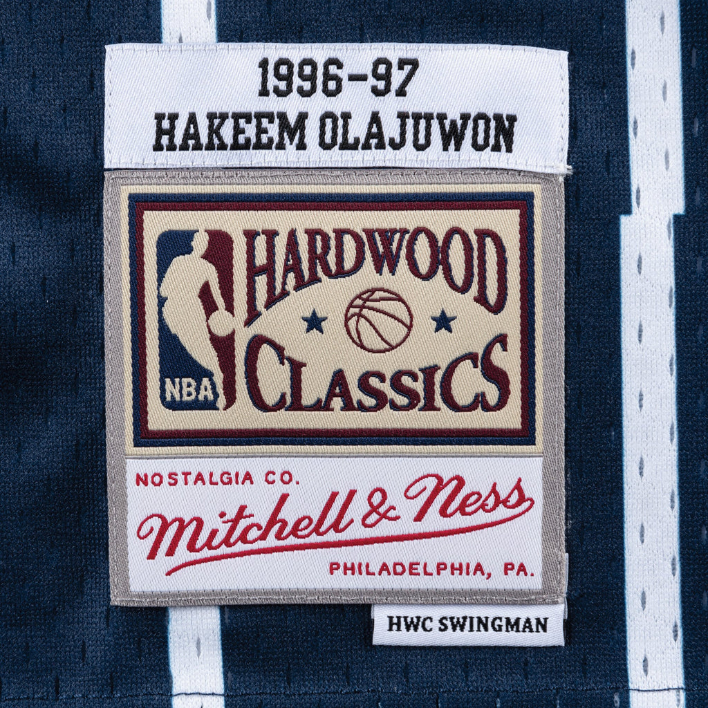 Houston Rockets Mitchell & Ness Swingman Jersey Road Hakeem Olajuwon 1996-97 NBA Team Jersey Basketball Fan Apparel