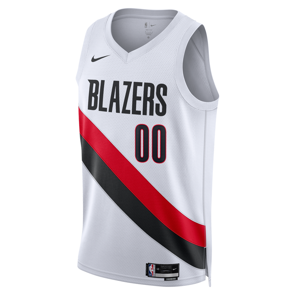 Portland Trail Blazers Nike Replica Association Edition Swingman Jersey - White - Scoot Henderson - Unisex NBA Team Jersey Basketball Fan Apparel