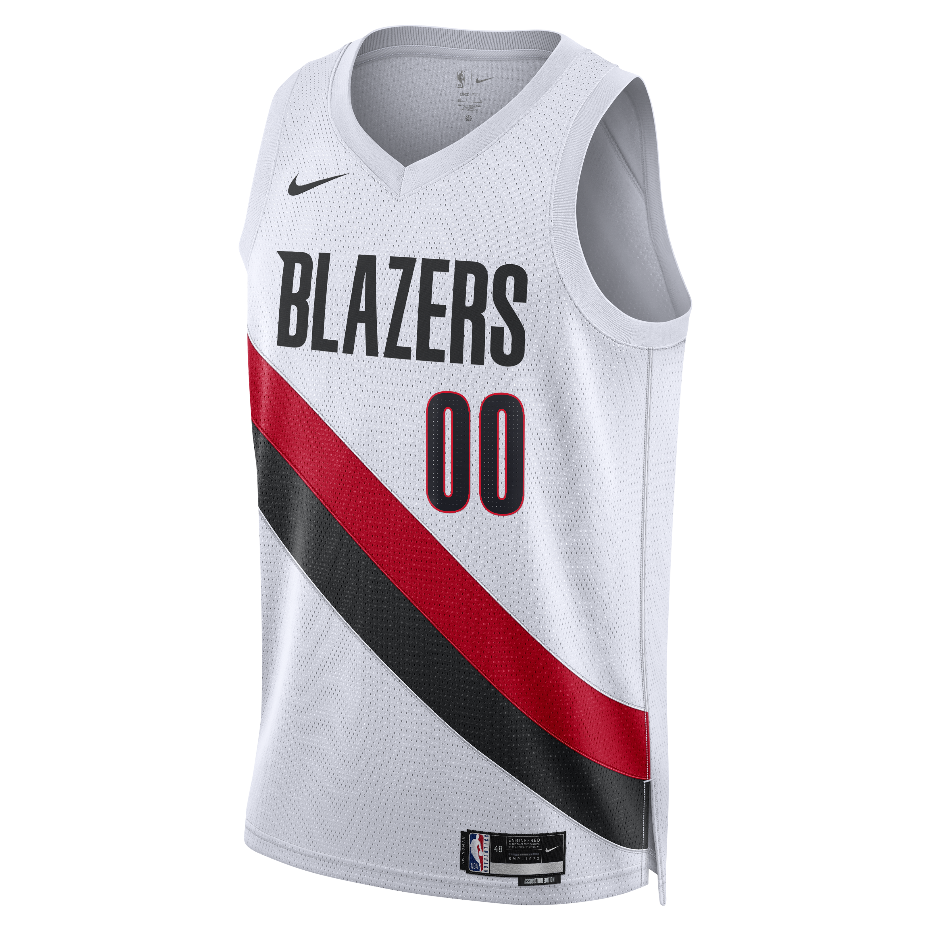 Portland Trail Blazers Nike Replica Association Edition Swingman Jersey - White - Scoot Henderson - Unisex NBA Team Jersey Basketball Fan Apparel